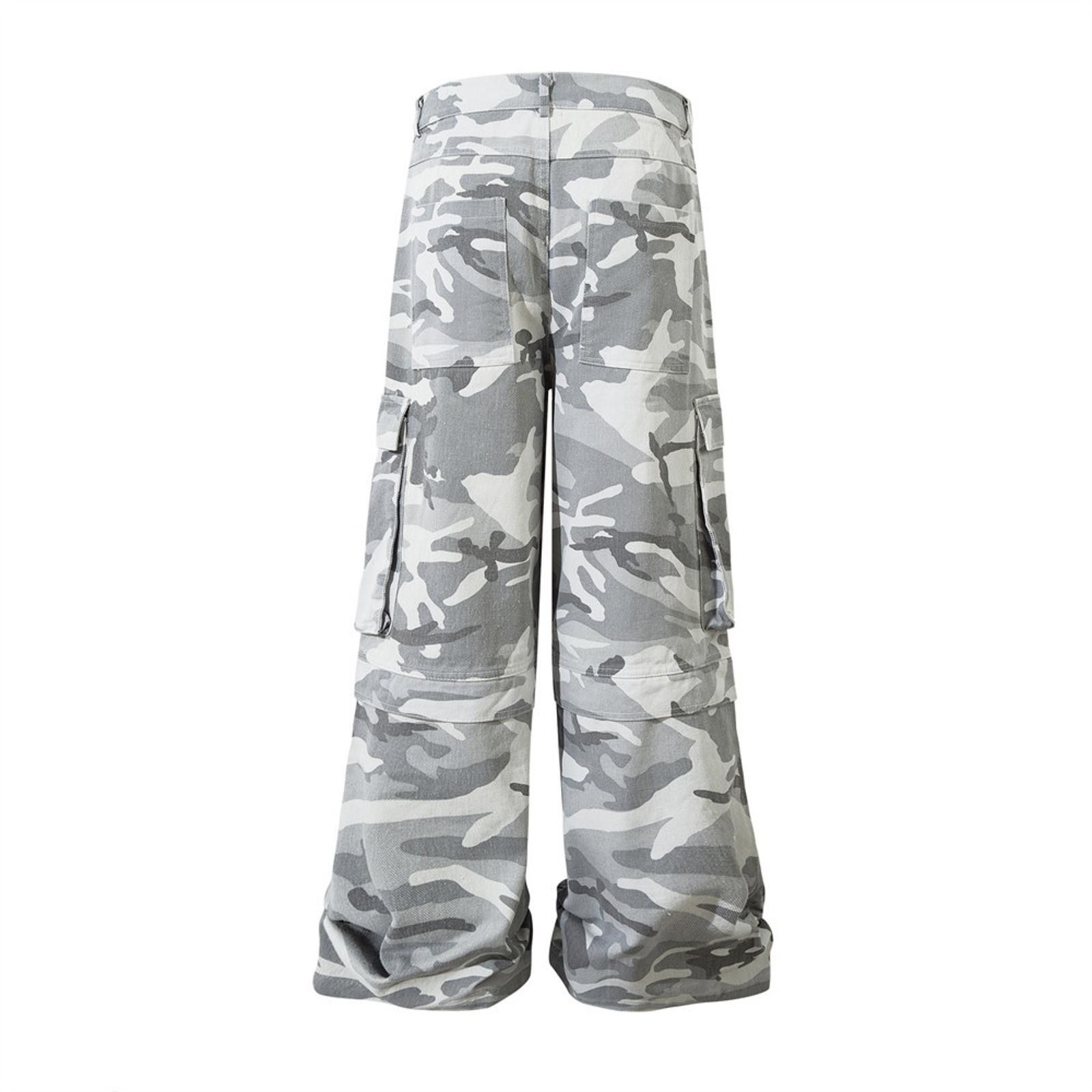 Vintage Camo Baggy Multi - Pocket Cargo Pants Size US 32 / EU 48 - 6 Thumbnail