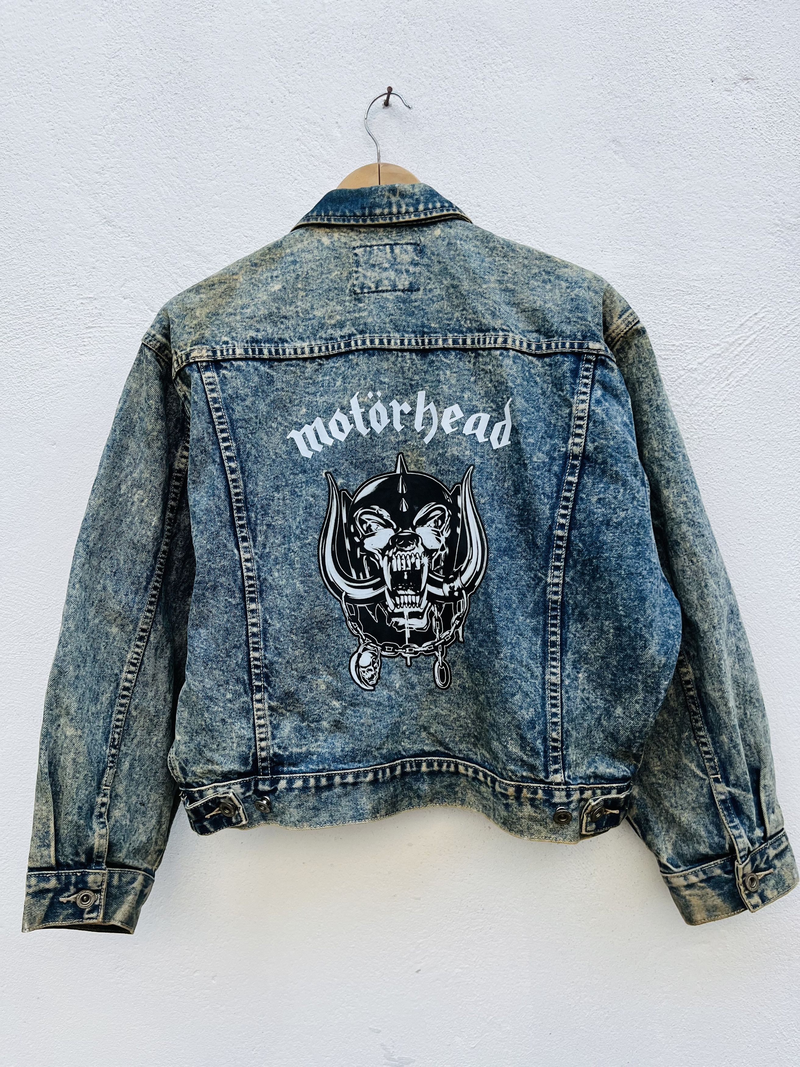 Band Tees Vintage John Power Custom Motorhead Acis Wash Jacket Size US M / EU 48-50 / 2 - 1 Thumbnail