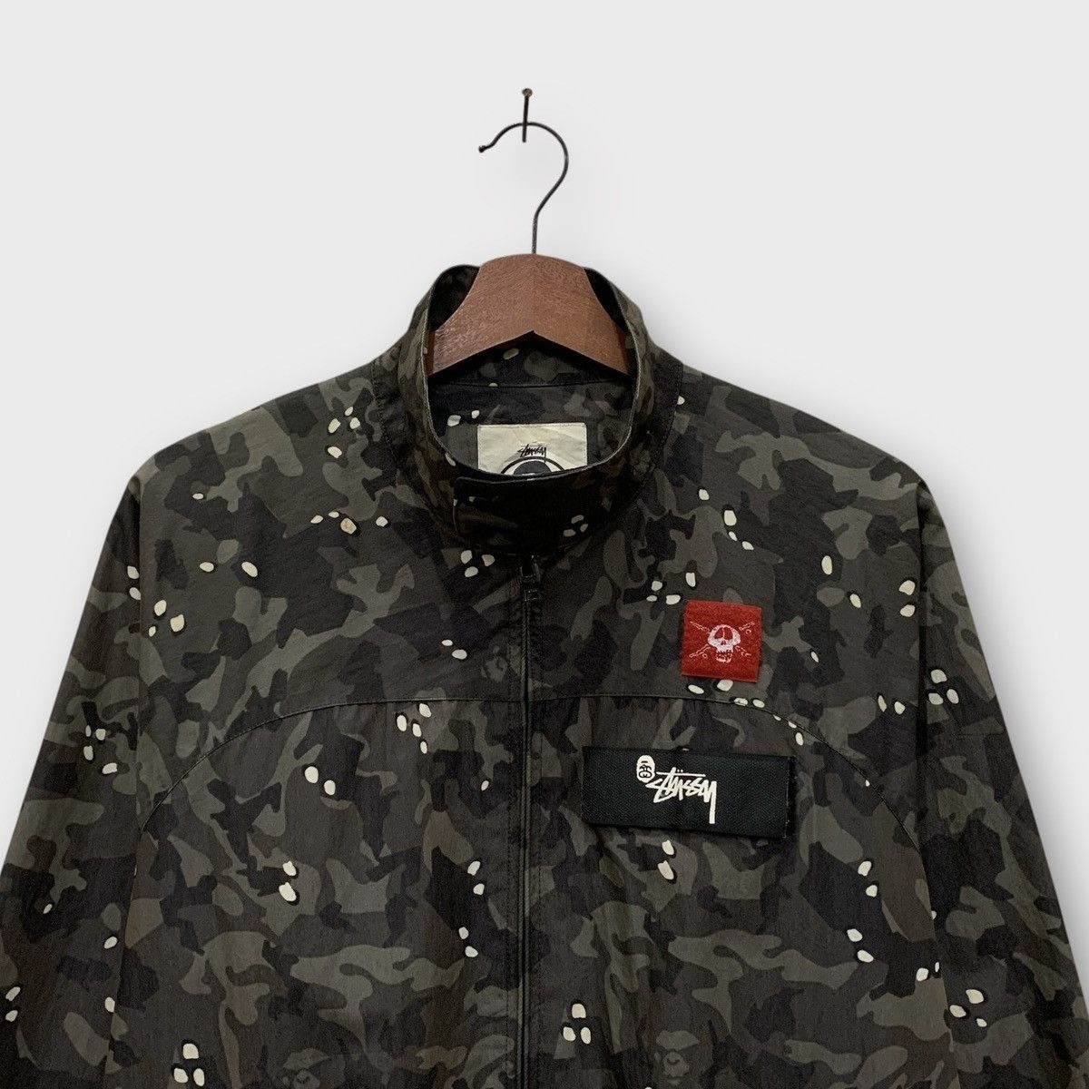 Bape × Stussy A BATHING APE X STUSSY COLLABORATION CAMO JACKET Size US M / EU 48-50 / 2 - 7 Thumbnail