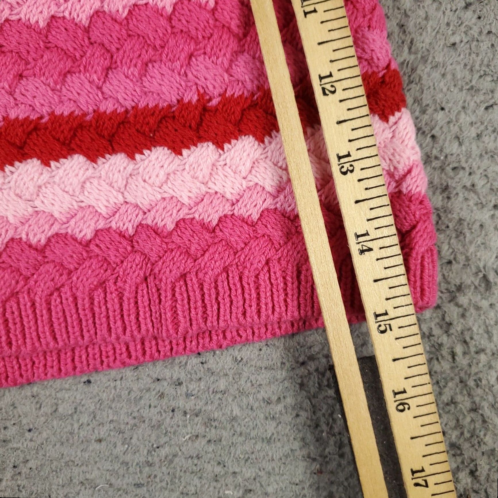 Pinko Atmos Pink Striped Crochet Knit Shorts Womens Size Small Activewear Size 28" / US 6 / IT 42 - 5 Thumbnail