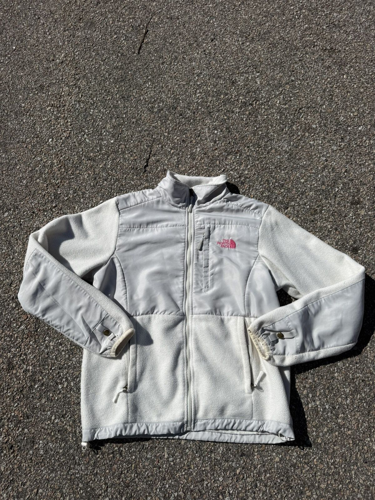The North Face North Face Denali Pink and White Jacket Size M / US 6-8 / IT 42-44 - 1 Thumbnail