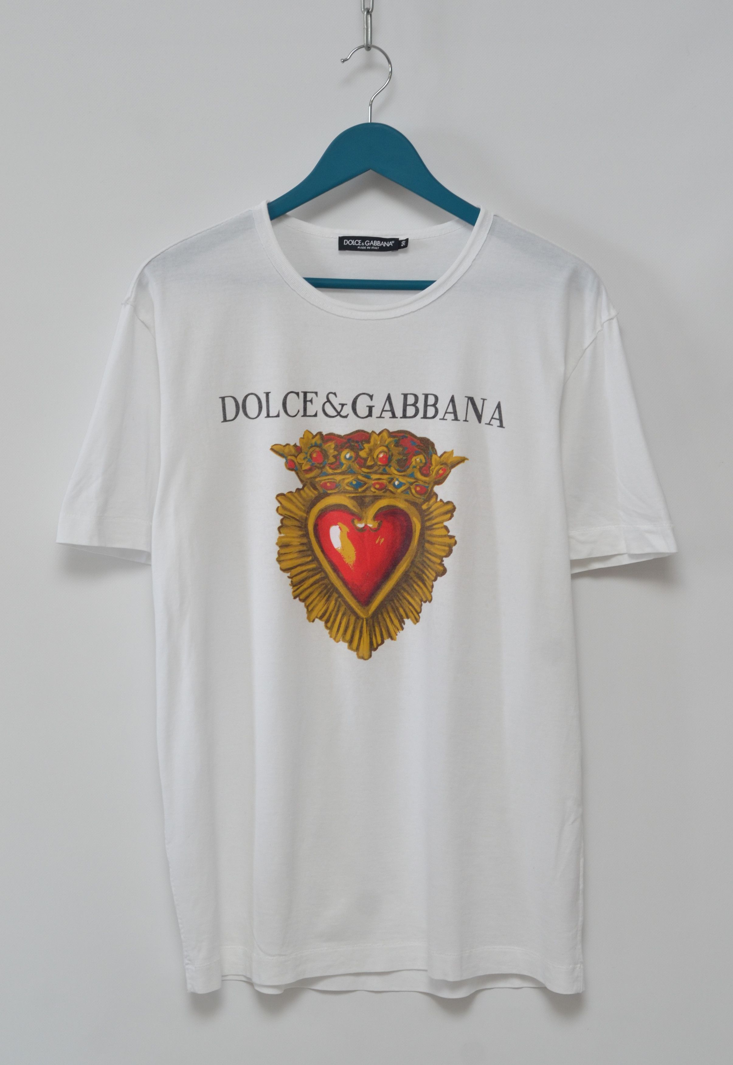 Dolce & Gabbana Dolce & Gabbana D&G Luxury Sacred Heart Tee Shirt Italy ...