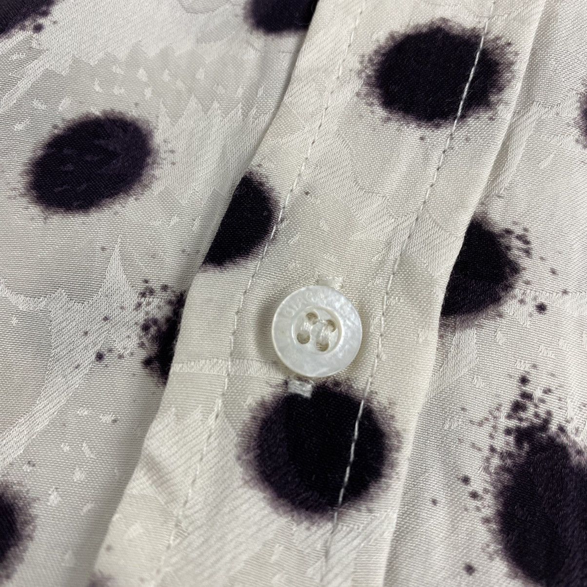 Balenciaga × Vintage BALENCIAGA Rayon Poladot Button up shirt Size L / US 10 / IT 46 - 4 Thumbnail