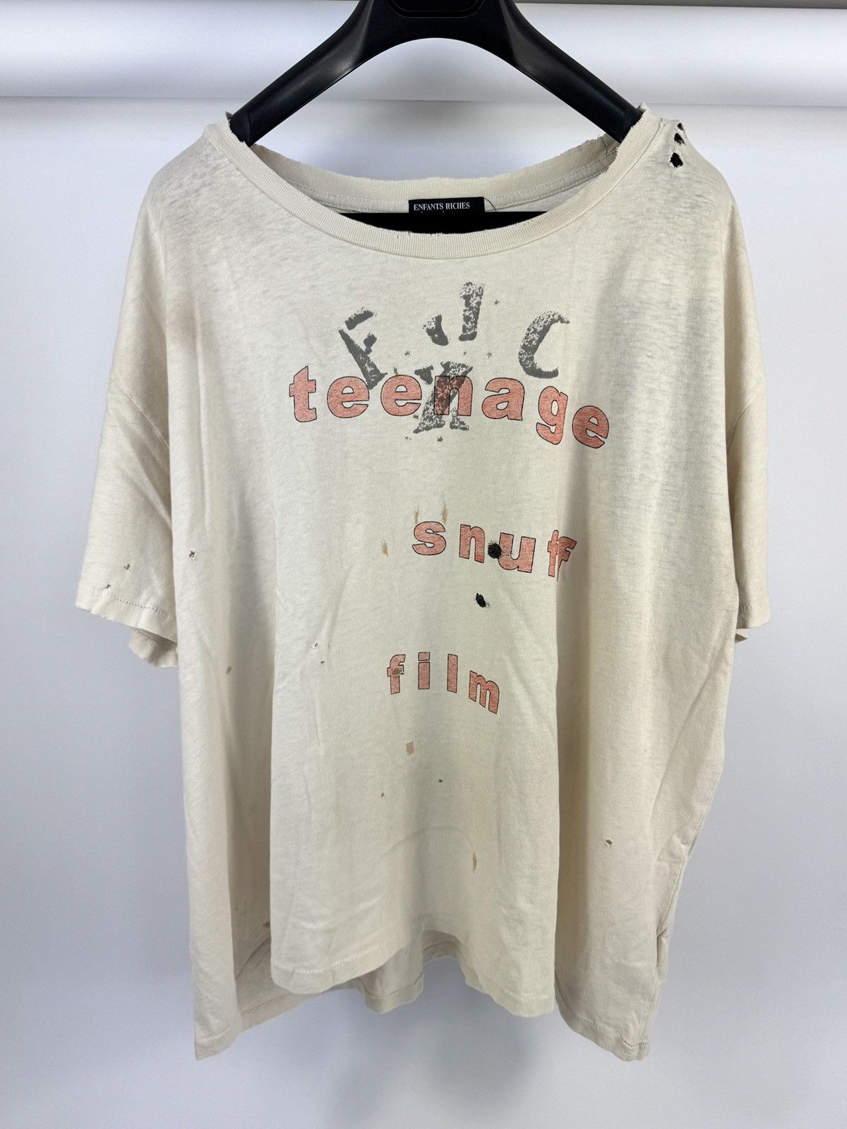 Enfants Riches Deprimes TEENAGE STUFF ARMY WHITE T-SHIRT Size US XXL / EU 58 / 5 - 3 Thumbnail