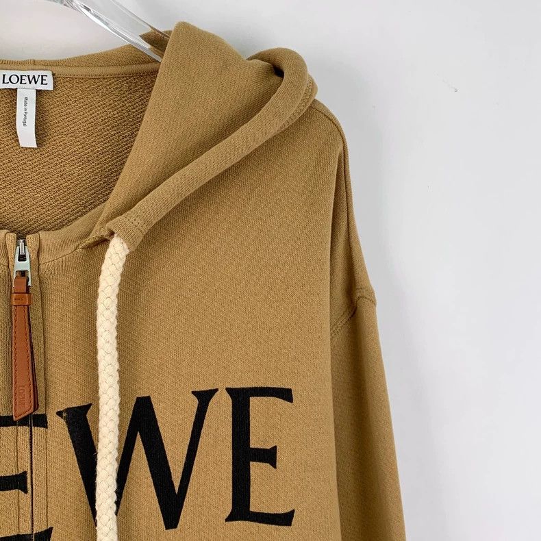 Loewe LOEWE Brown letter water bottle printed cotton hooded tuck Size M / US 6-8 / IT 42-44 - 3 Thumbnail