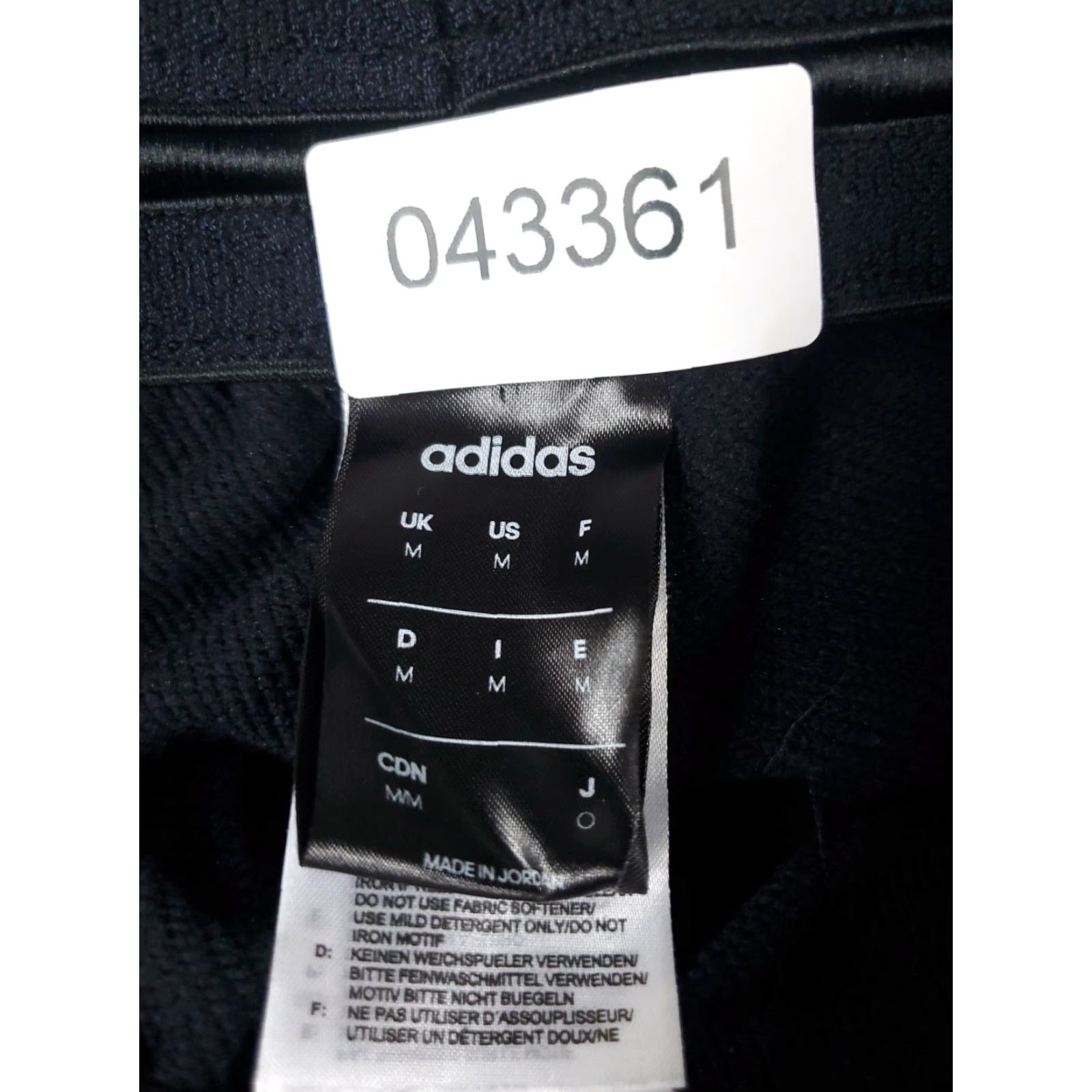 Adidas adidas Pants Mens Regular Size M Black Sweatpants Joggers Running Track Size US 31 - 7 Thumbnail