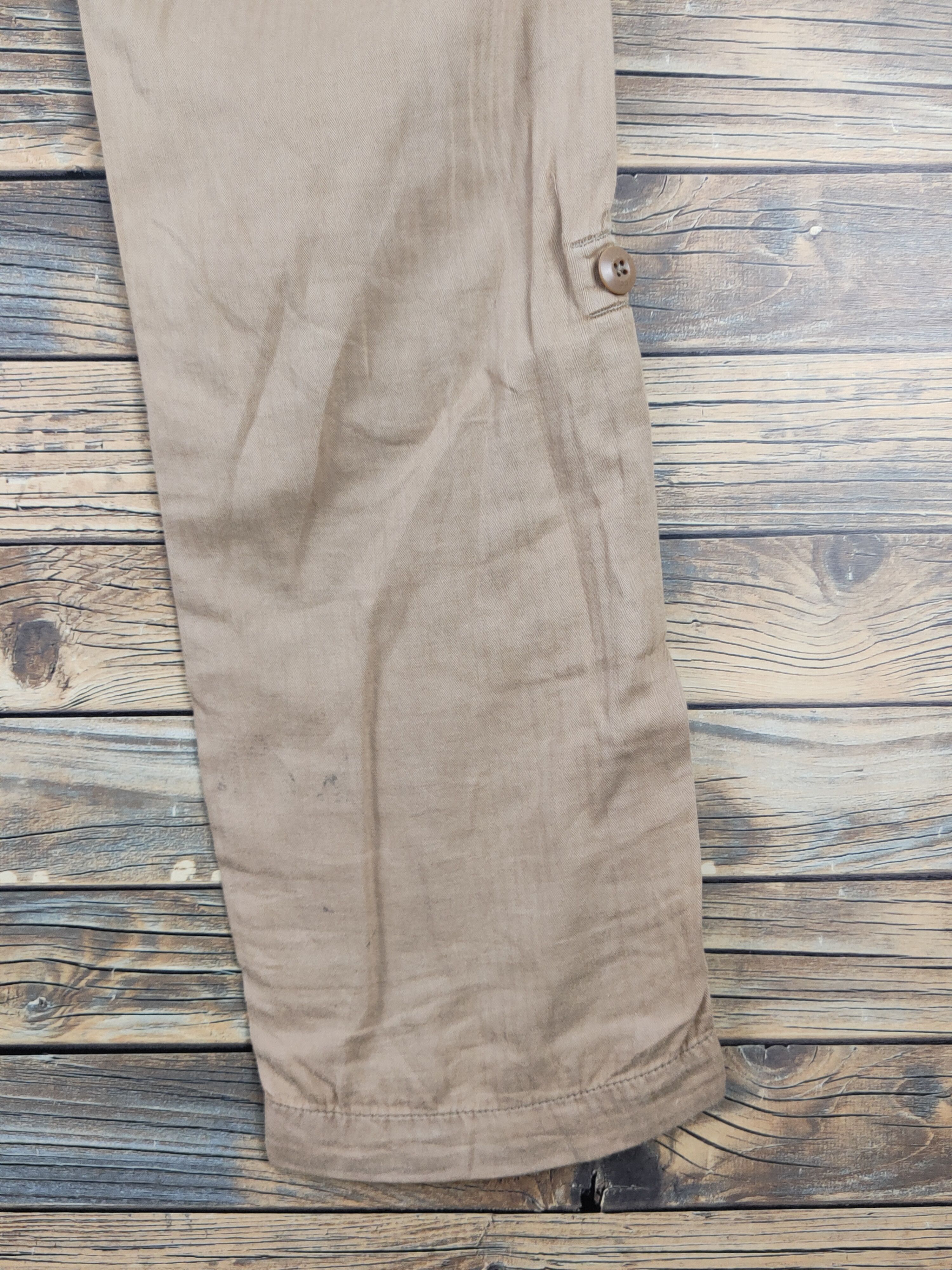 Japanese Brand Lee Brown Multipocket Tactical Cargo Pants #W1423 Size US 29 - 12 Thumbnail
