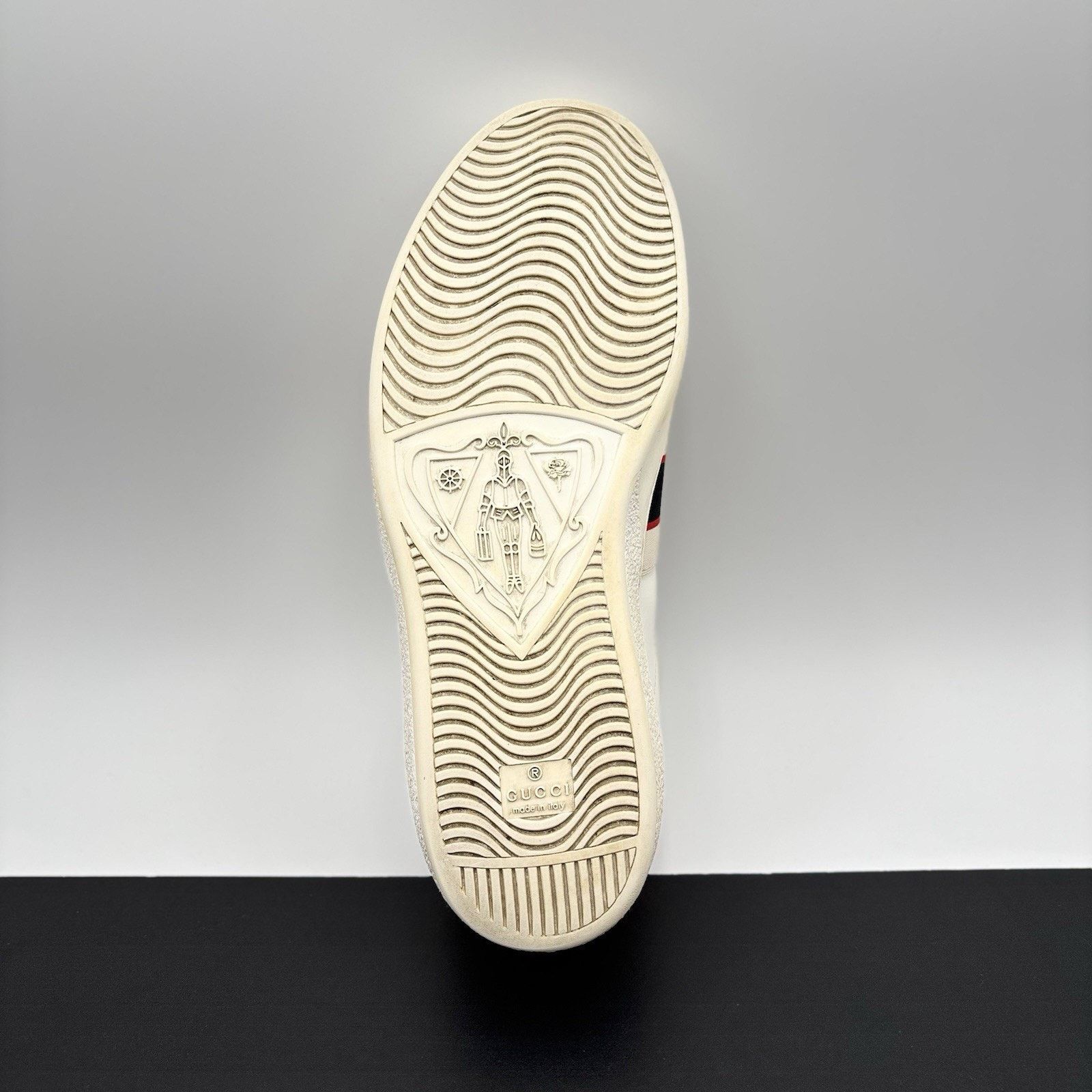 Gucci (11.5 US) - Gucci Ace Gucci Stripe ‘ White, Red ‘ Size US 11.5 / EU 44-45 - 8 Thumbnail