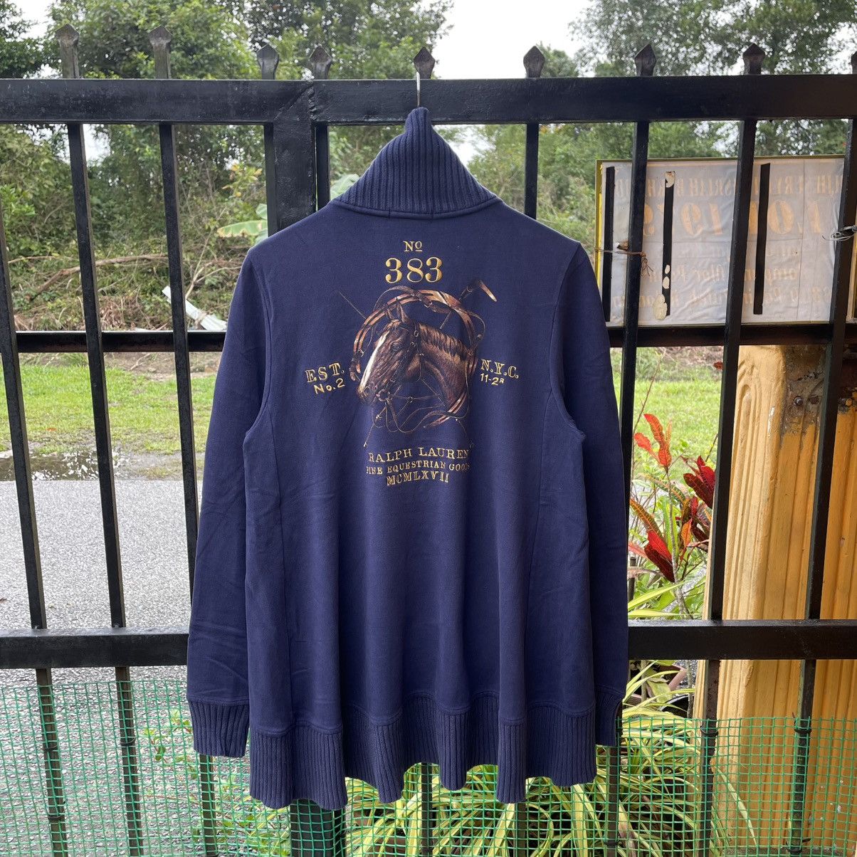 Ralph Lauren 🔥Ralph Lauren Big Logo Duffle Buttons Women Long Shirts Size S / US 4 / IT 40 - 1 Thumbnail