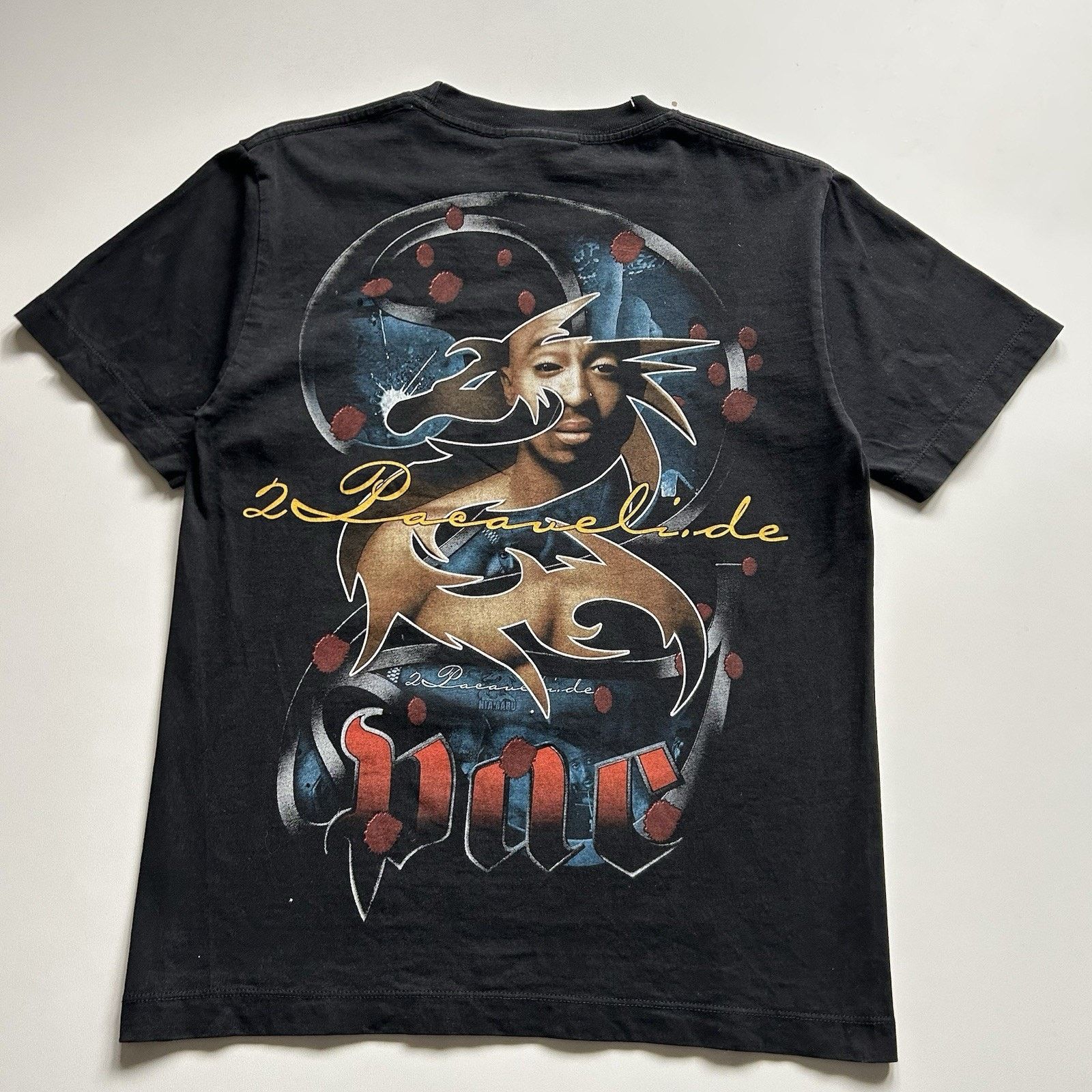 Rap Tees × Vintage Vintage 2Pac T Shirt Small Black Y2K Tupac Rap Tee Graphic Size US S / EU 44-46 / 1 - 3 Thumbnail