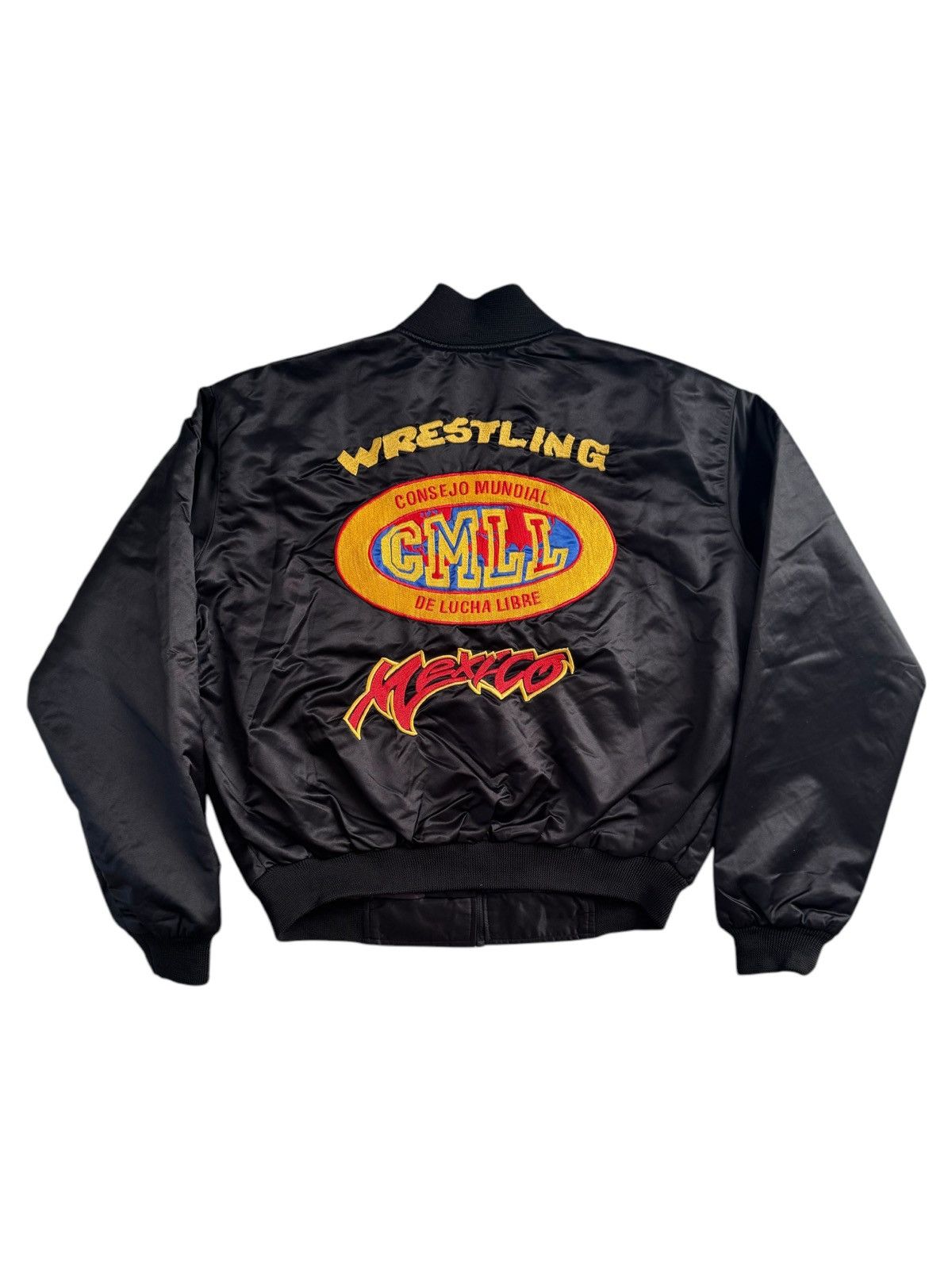 Vintage VERY RARE VINTAGE JACKET WRESTLING LUCHA LIBRE MEXICO CMLL Size US L / EU 52-54 / 3 - 1 Thumbnail
