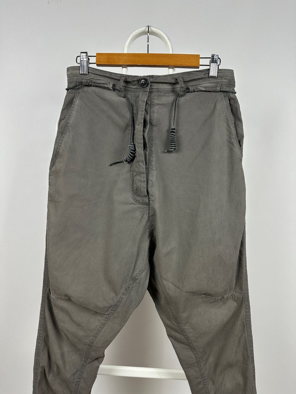 Rundholz Rundholz DIP Drop Crotch Drawstring Waist Tapered Pants Size 26" / US 2 / IT 38 - 3 Thumbnail