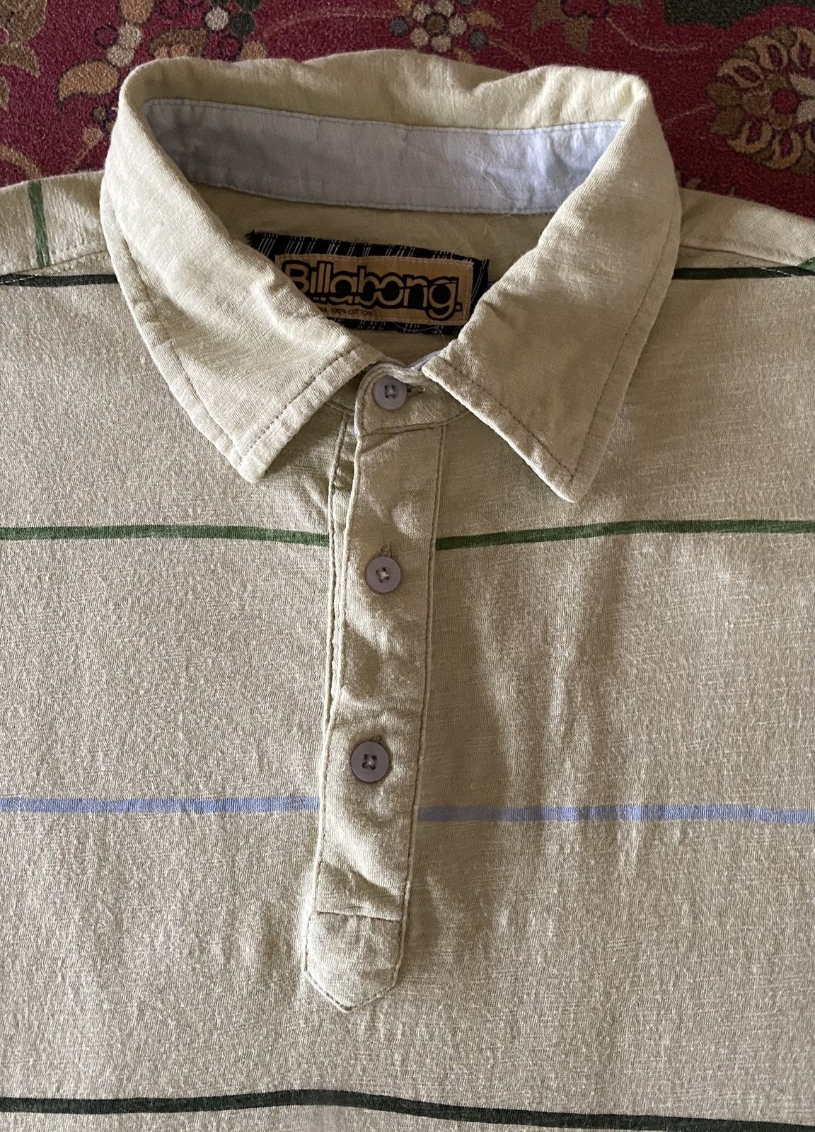 Billabong Billabong Striped Surf Style Polo Tee Size US M / EU 48-50 / 2 - 3 Thumbnail
