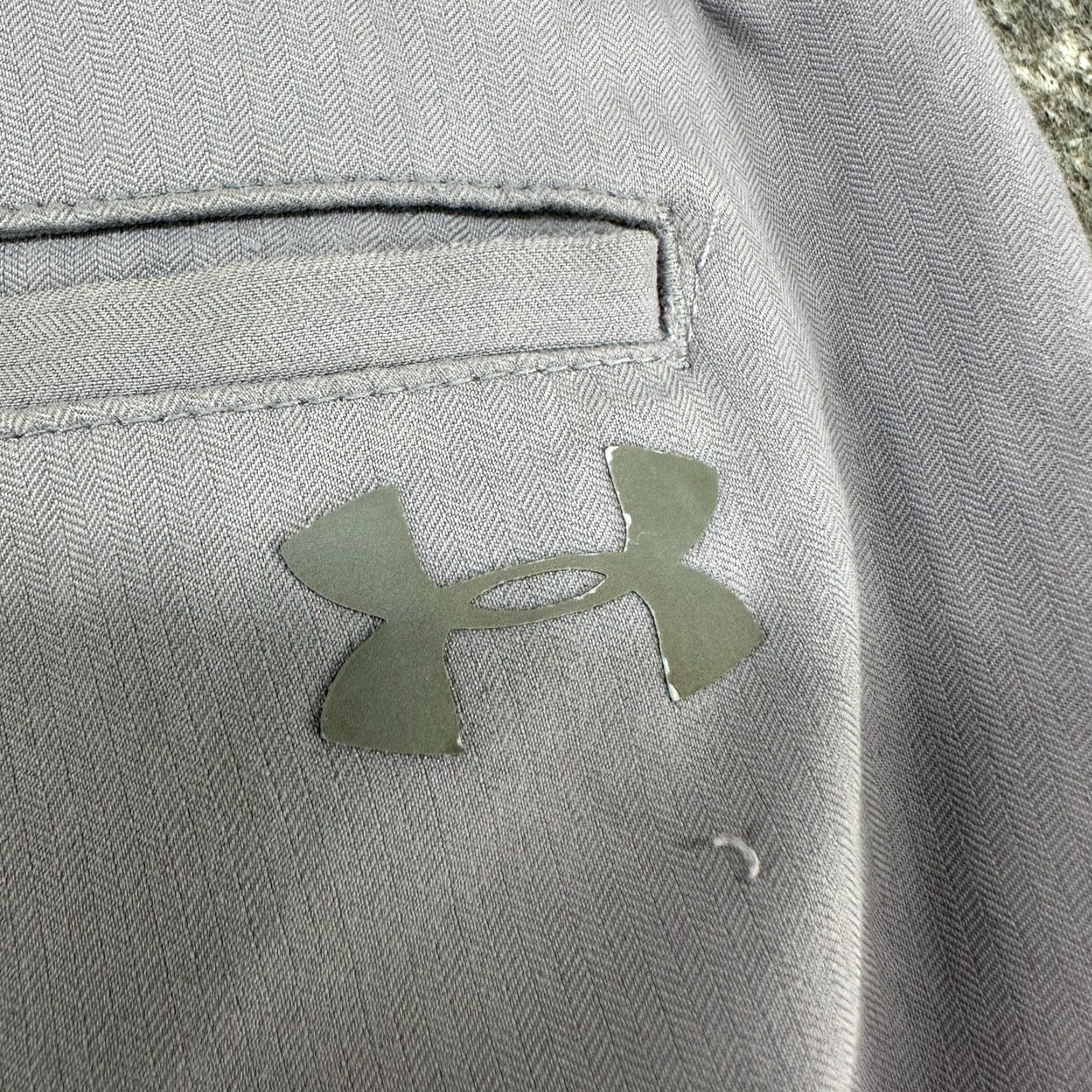 Under Armour Under Armour Pants Mens 30x30 Grey Chino Straight Regular Polyester Golf Solid Size US 30 / EU 46 - 4 Thumbnail