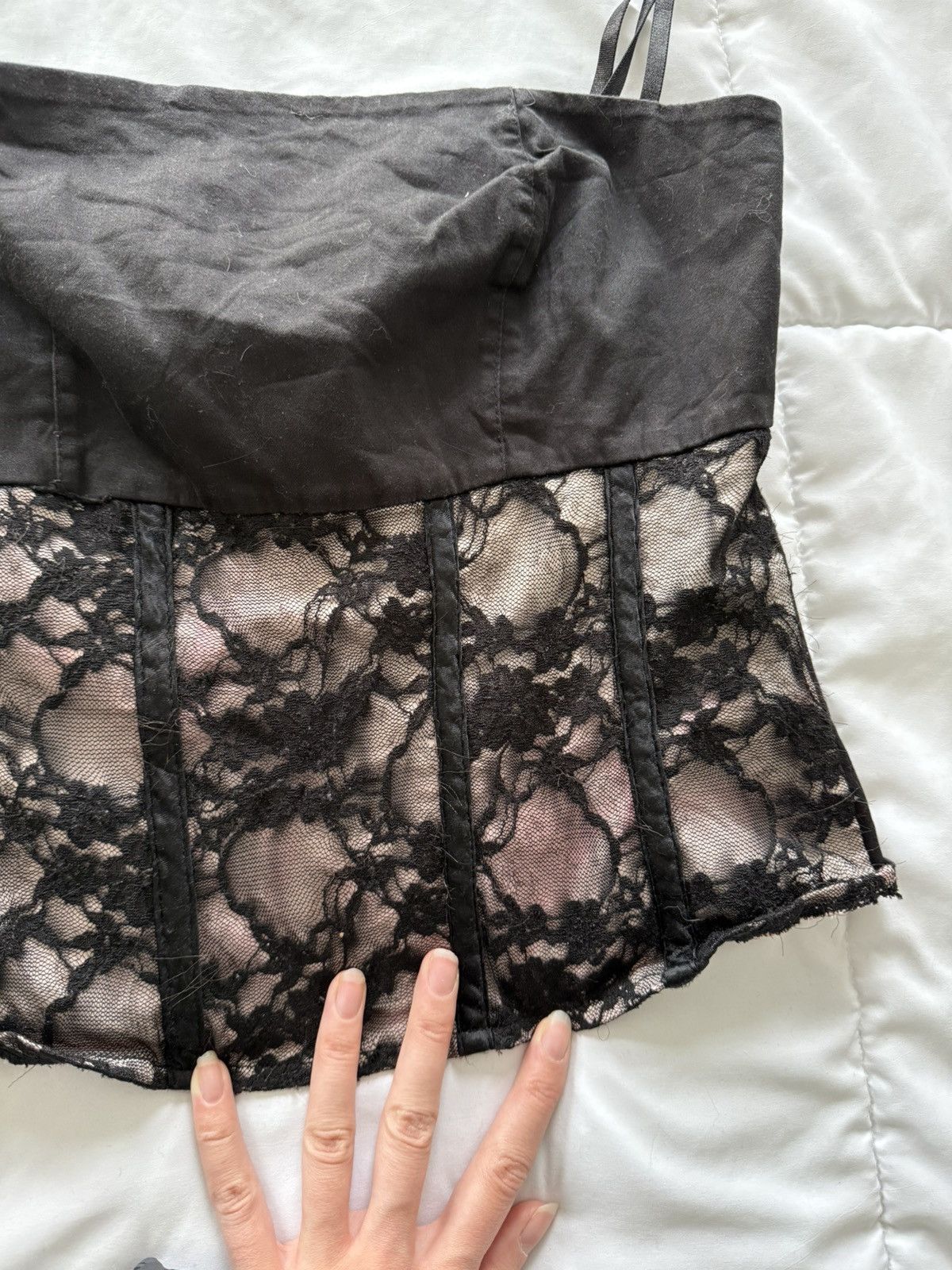 Other Rinascimento black and pink lace corset Size S / US 4 / IT 40 - 4 Thumbnail