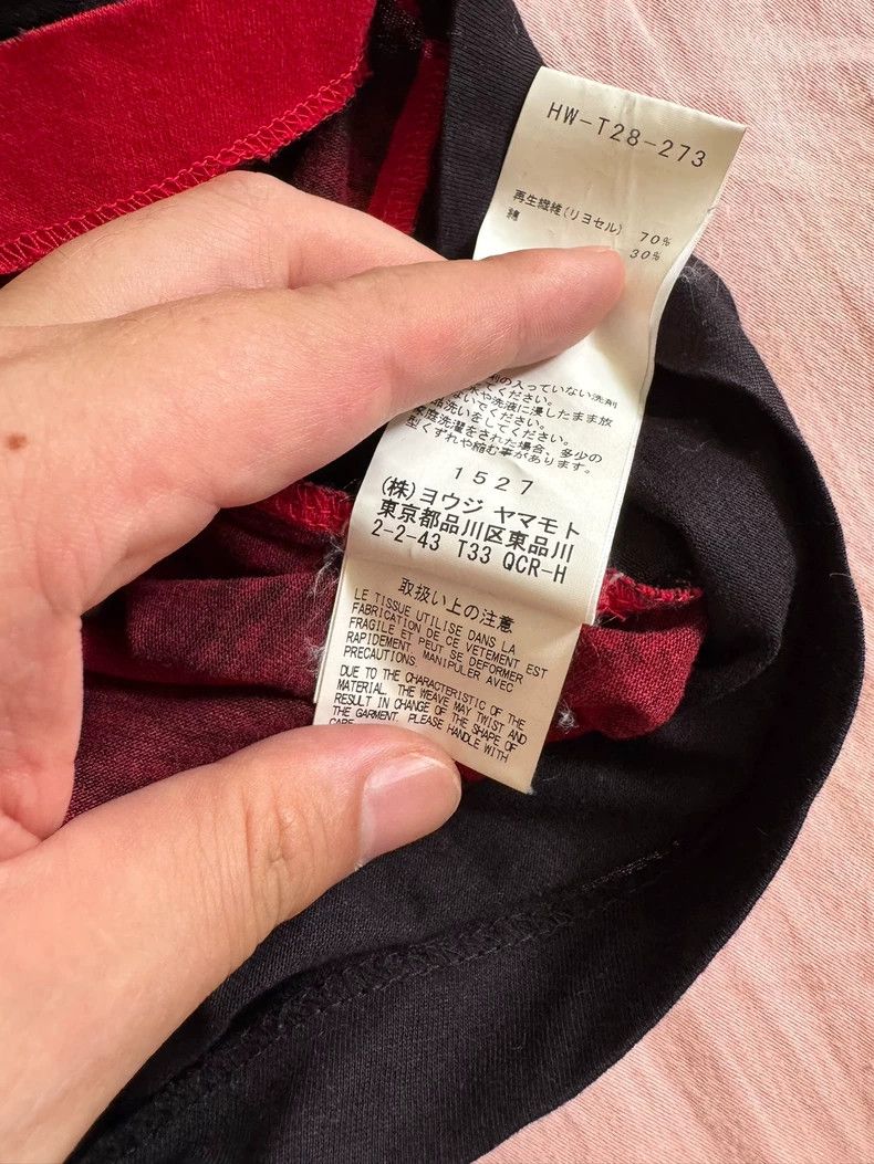Yohji Yamamoto Yohji Yamamoto 18ss red character message short sleeve Size US L / EU 52-54 / 3 - 7 Thumbnail