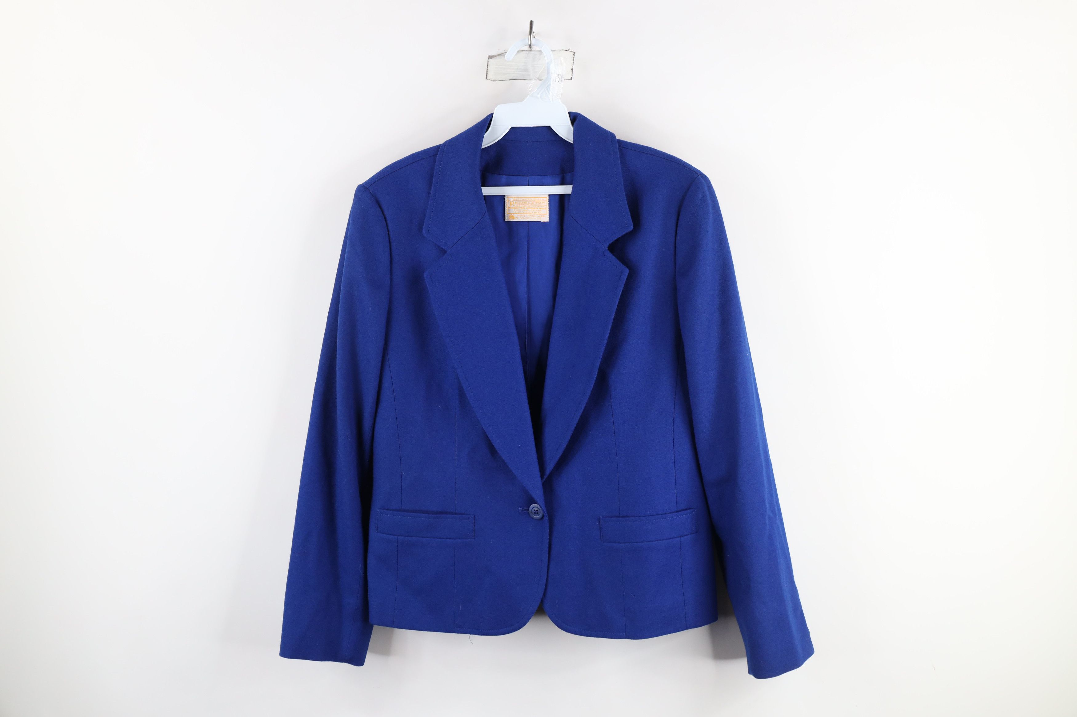 Pendleton × Vintage Vintage 90s Pendleton Suit Coat Blazer Jacket Blue USA Size XL / US 12-14 / IT 48-50 - 1 Thumbnail