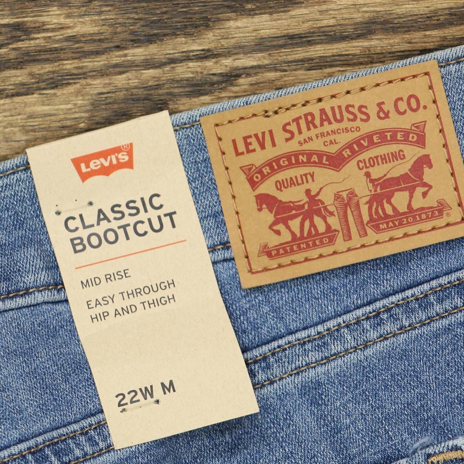 Designer NWT Levi's Bootcut Jeans 236490029 22W Lapis Sights Blue Size 42" / US 20 - 3 Thumbnail