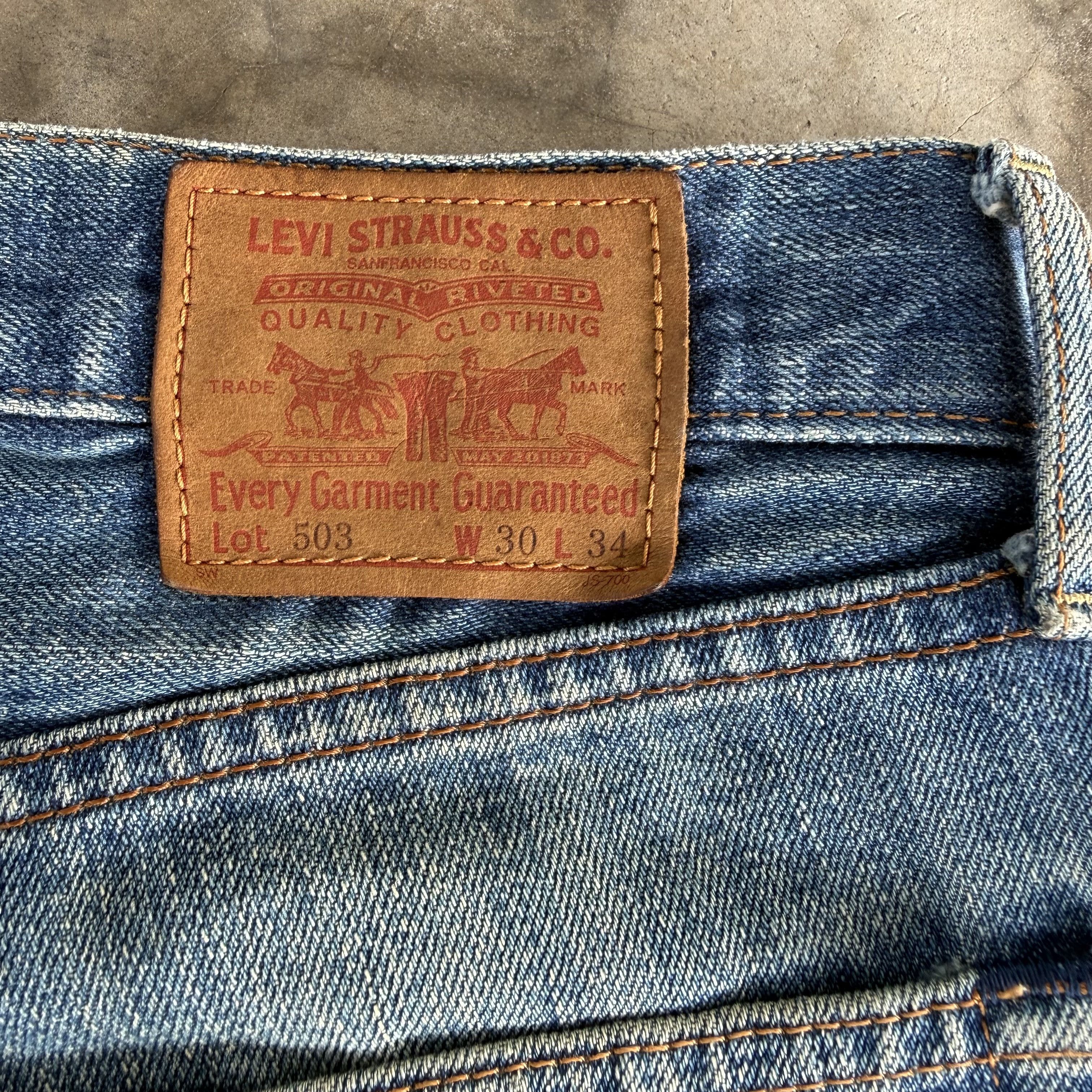 Levi's Vintage Levi's 503 Rusty Faded Denim Jean Pants Size US 30 / EU 46 - 11 Thumbnail