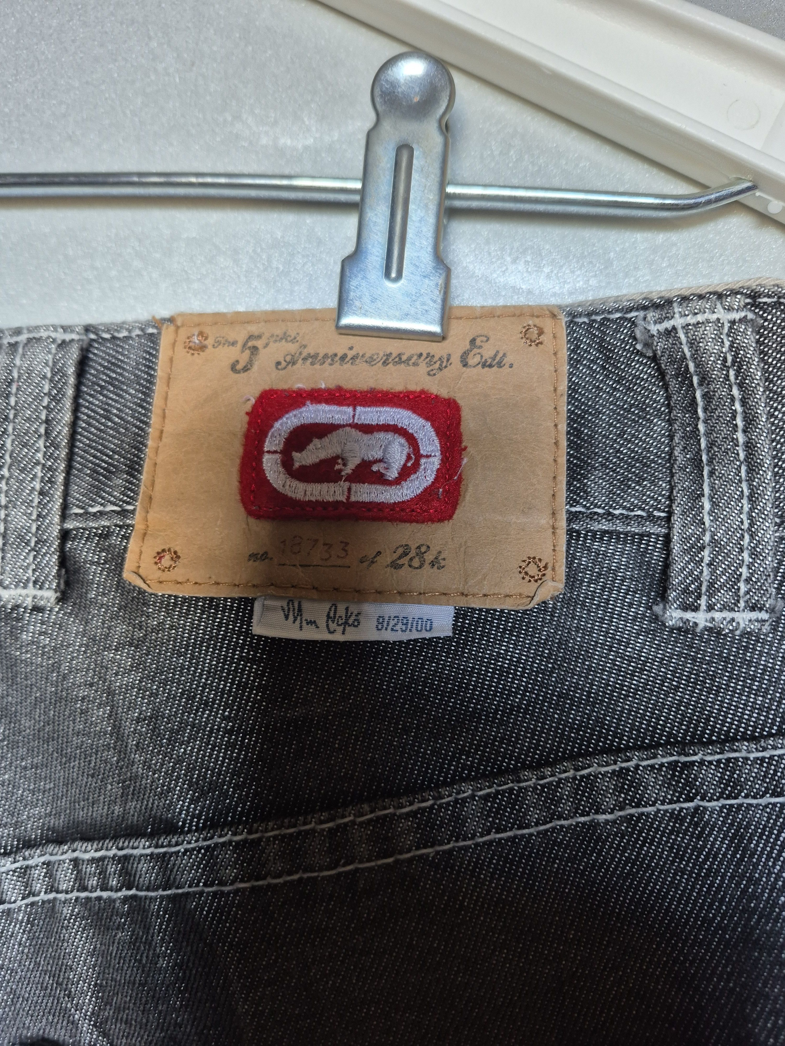 Ecko Unltd. Ecko Unltd jeans silver metallic baggy pants Y2K 5th An Size US 26 / EU 42 - 15 Thumbnail