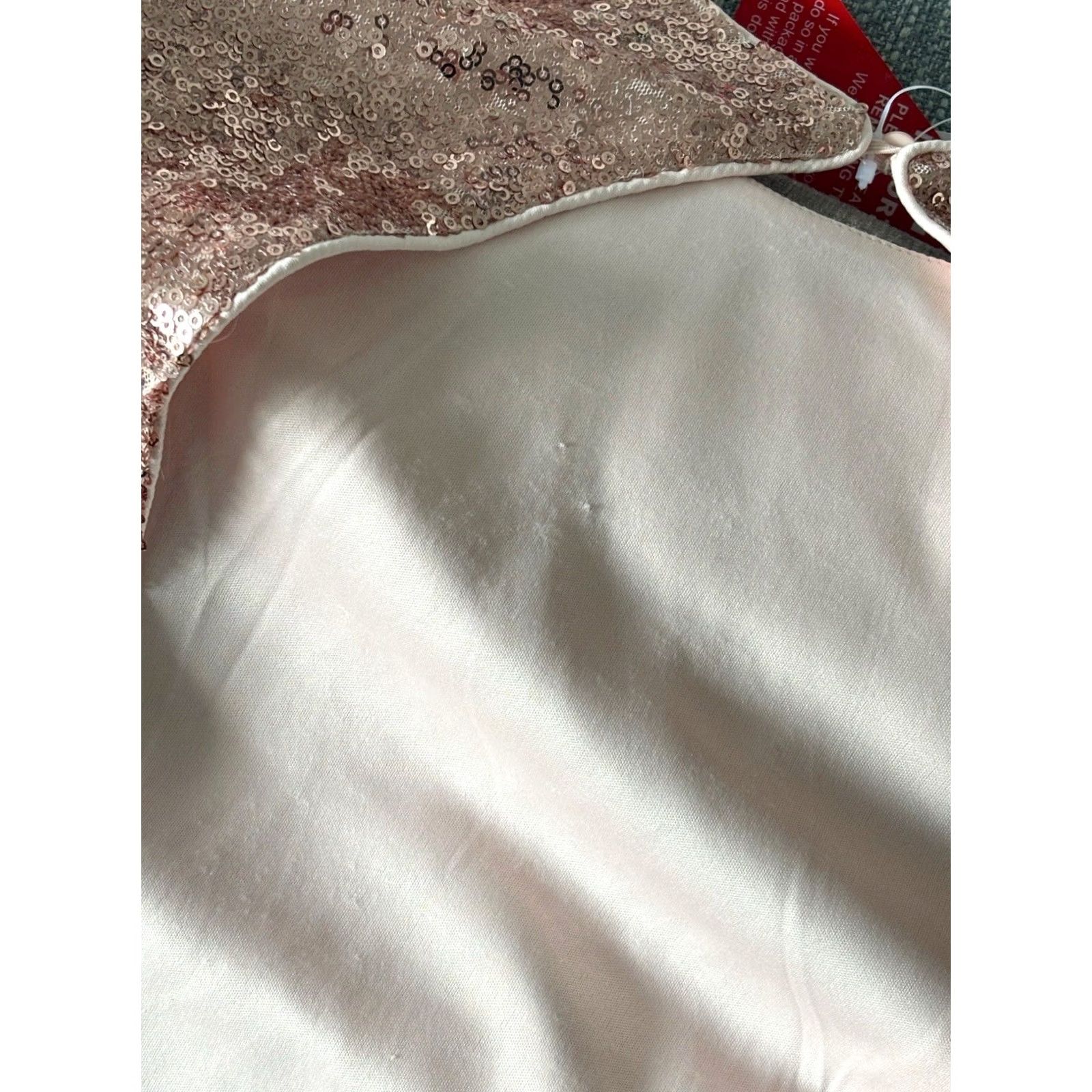 Vintage VINTAGE? No - (Oops): Myleene Klass Dress Open Backed Sequin Shoulders Bodycon Pink 12 UK Women Short Sleeve Party/Cocktail Wedding Formal Summer BNWT Size XL / US 12-14 / IT 48-50 - 7 Thumbnail