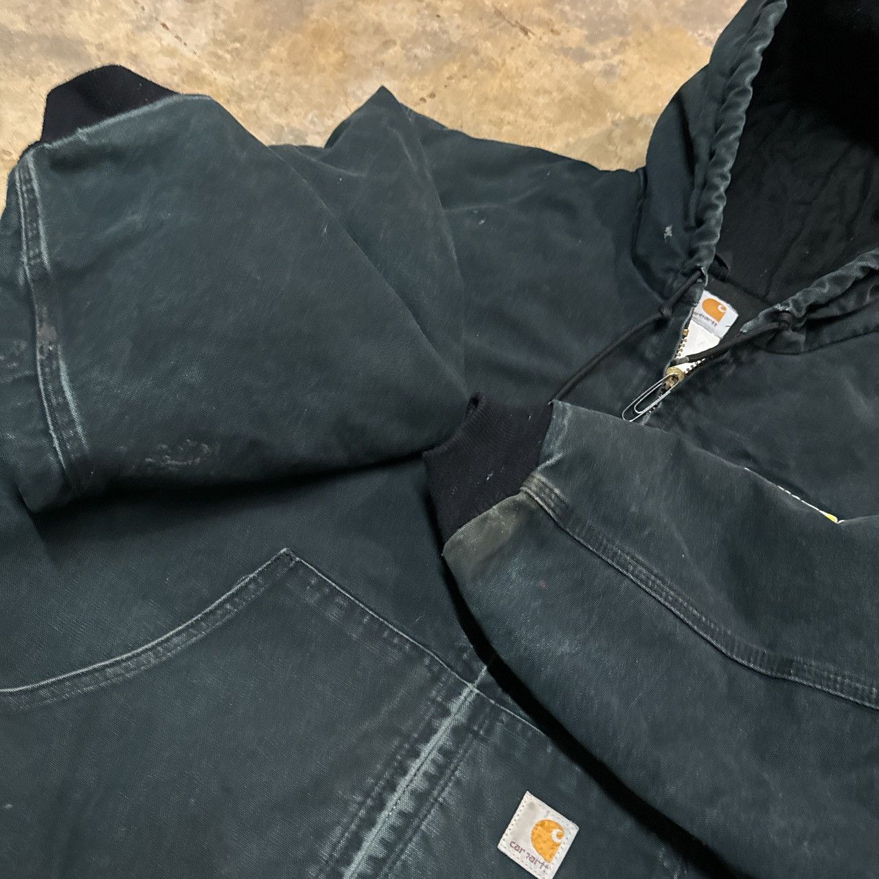 Carhartt × Vintage J140 Carhartt jacket faded black or navy Size US XL / EU 56 / 4 - 4 Thumbnail