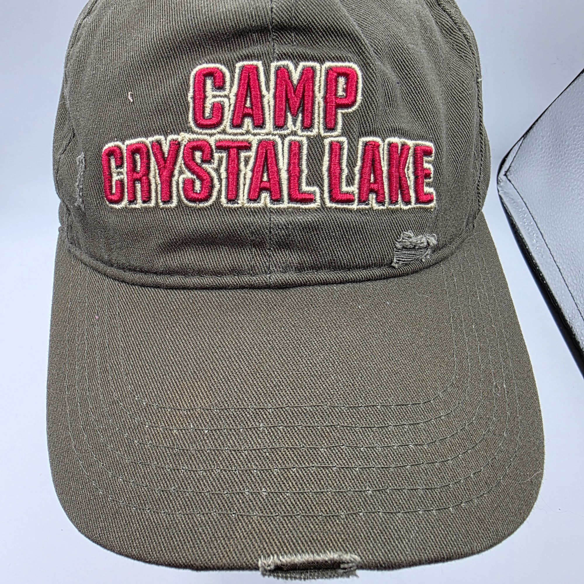 Other Friday the 13th Camp Crystal Lake Hat Cap Frayed Halloween M Size ONE SIZE - 10 Thumbnail