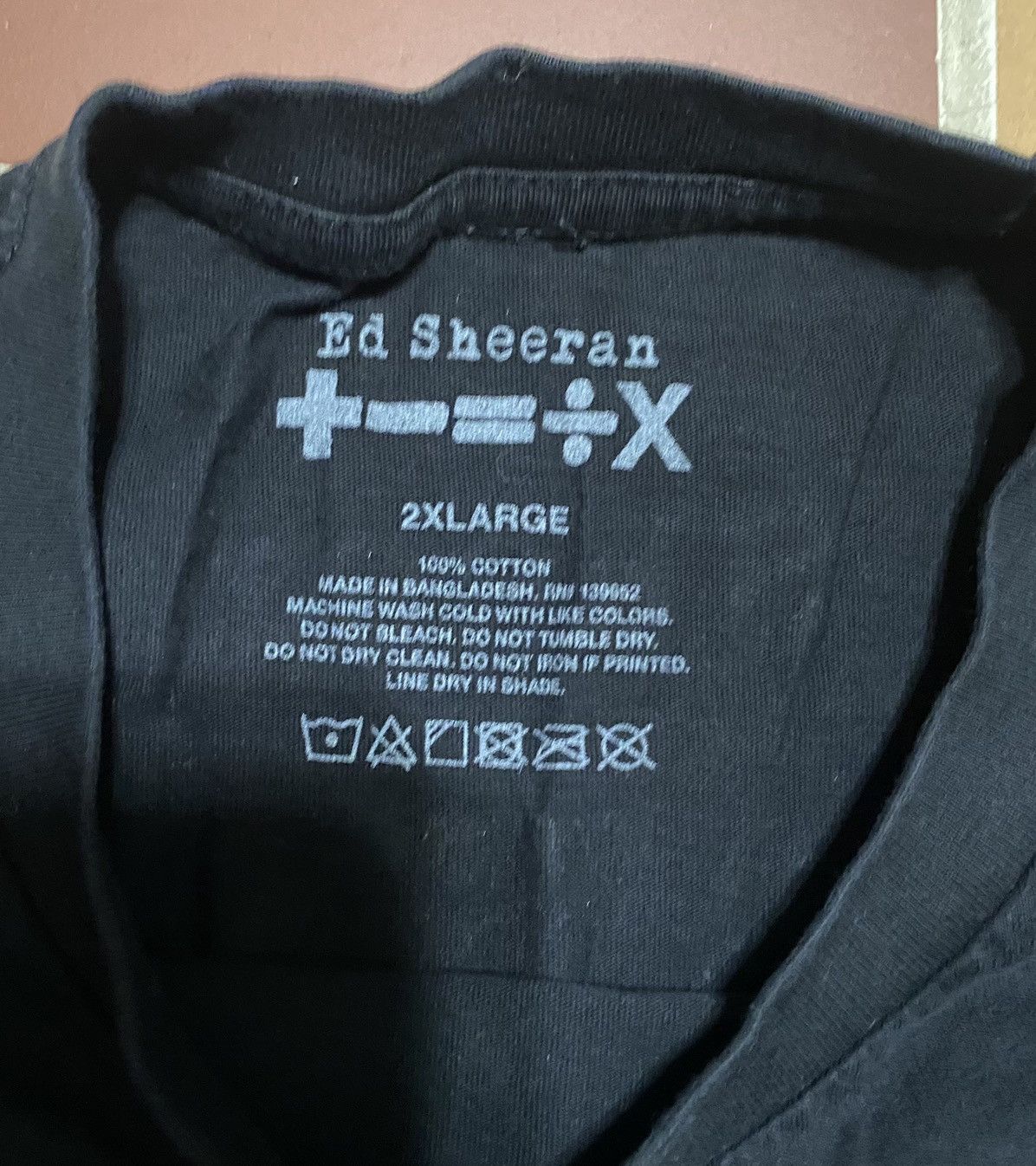 Band Tees × Vintage Ed Sheeran World Tour Shirt Size US XXL / EU 58 / 5 - 4 Thumbnail