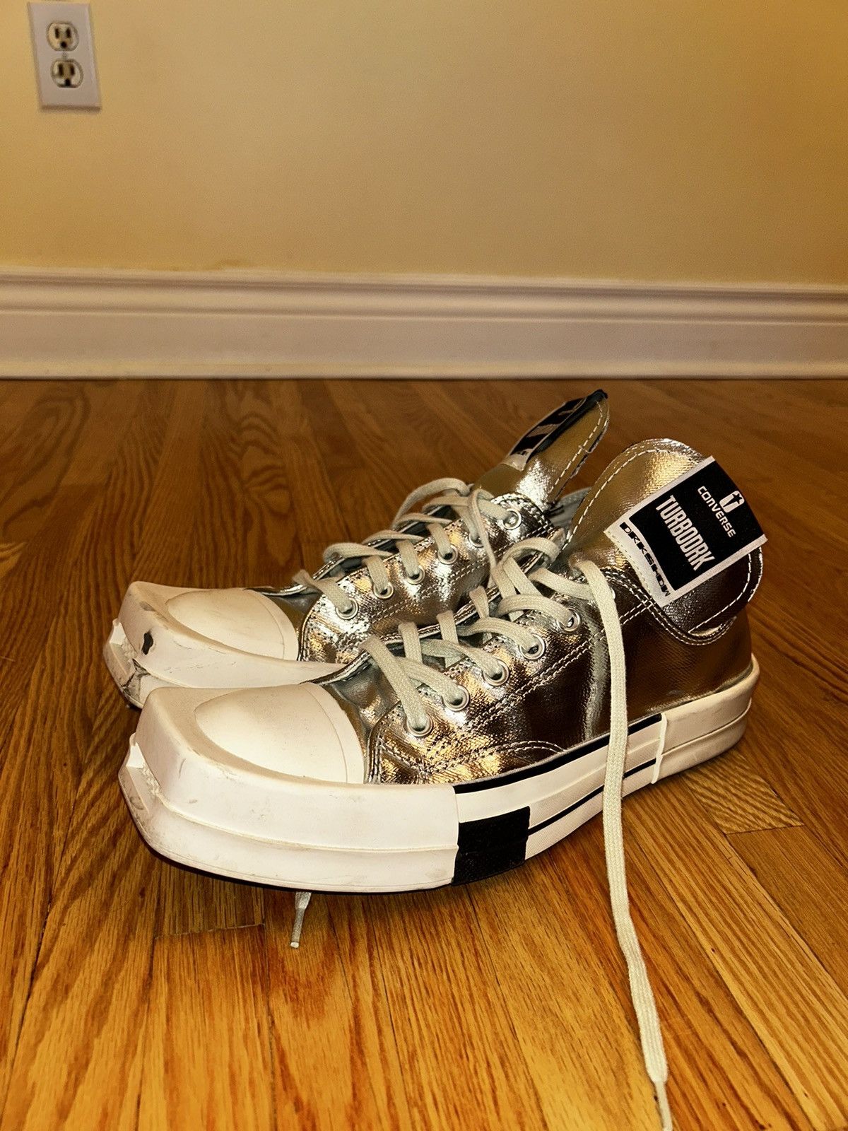 Converse × Rick Owens Drkshdw Rick Owens DrkShdw x Converse Lowtop Sneakers Size US 8.5 / EU 41-42 - 6 Thumbnail