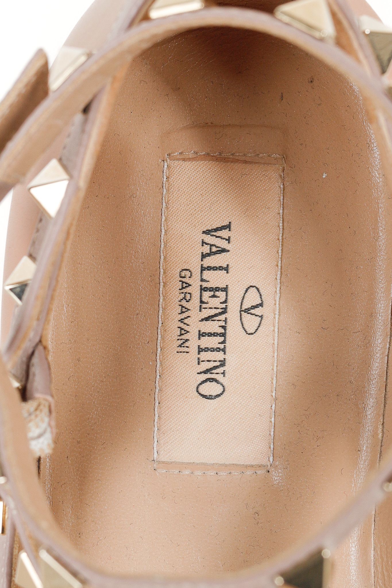 Valentino Valentino Garavani Rockstud Triple Cage Ballerina Flat Size US 5.5 / IT 35.5 - 9 Thumbnail