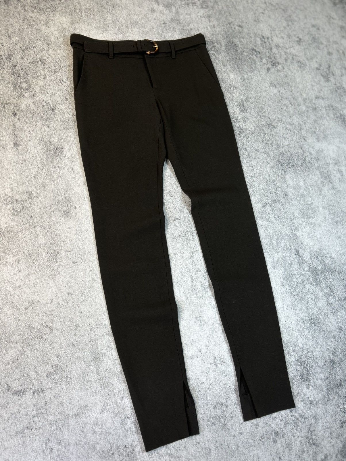 Gucci Luxury Gucci Tom Ford Women’s Wool Straight Pants Size 28" / US 6 / IT 42 - 4 Thumbnail