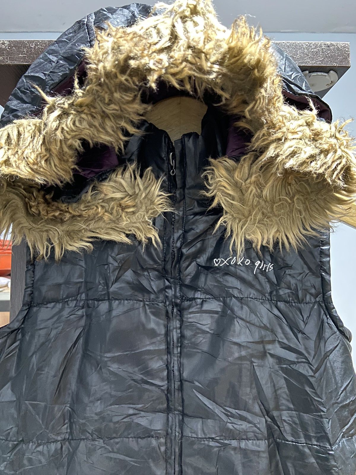 If Six Was Nine × Japanese Brand × Le Grande Bleu (L.G.B.) Japanese Xoxo fur puffer vest jacket Size US S / EU 44-46 / 1 - 3 Thumbnail