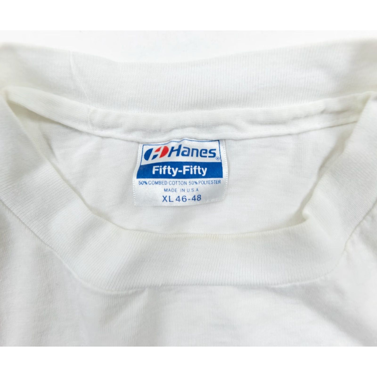 Hanes VINTAGE Hanes NAVAL Aviation T-Shirt Mens XL White 80s Military Tee Short Sleeve Crew Neck Mid/XL Fits M/L Mens Size US XL / EU 56 / 4 - 5 Thumbnail