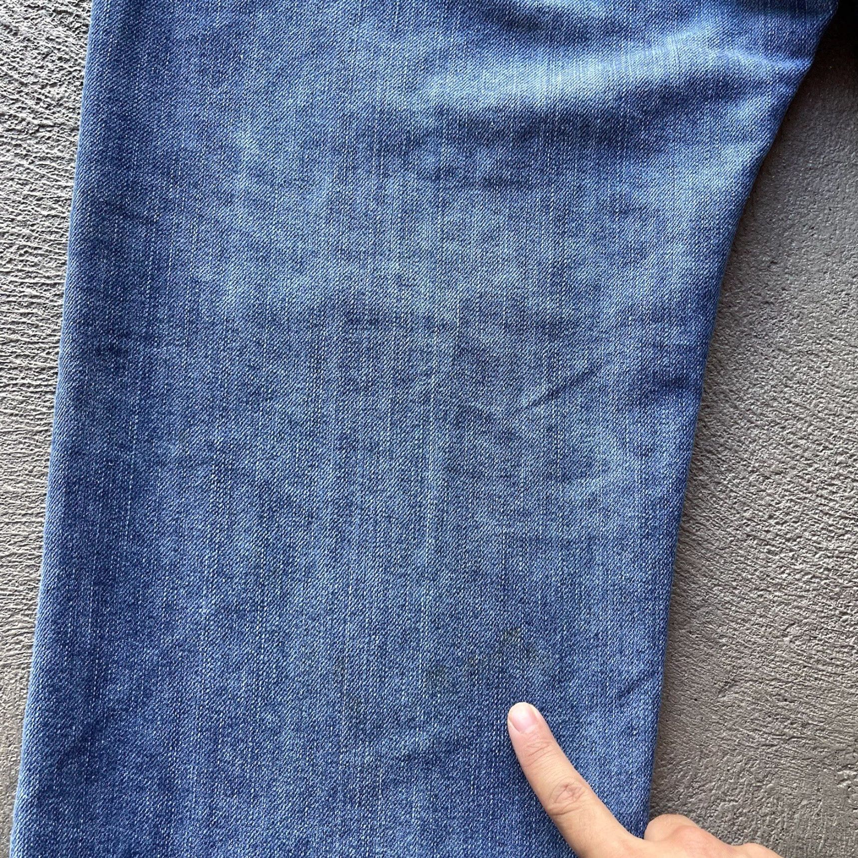 Vintage VINTAGE Bare Fox Baggy Jeans Mens 38x32 Blue Embroidered Wide-Leg 90s Grunge Hip Hop Size US 38 / EU 54 - 5 Thumbnail
