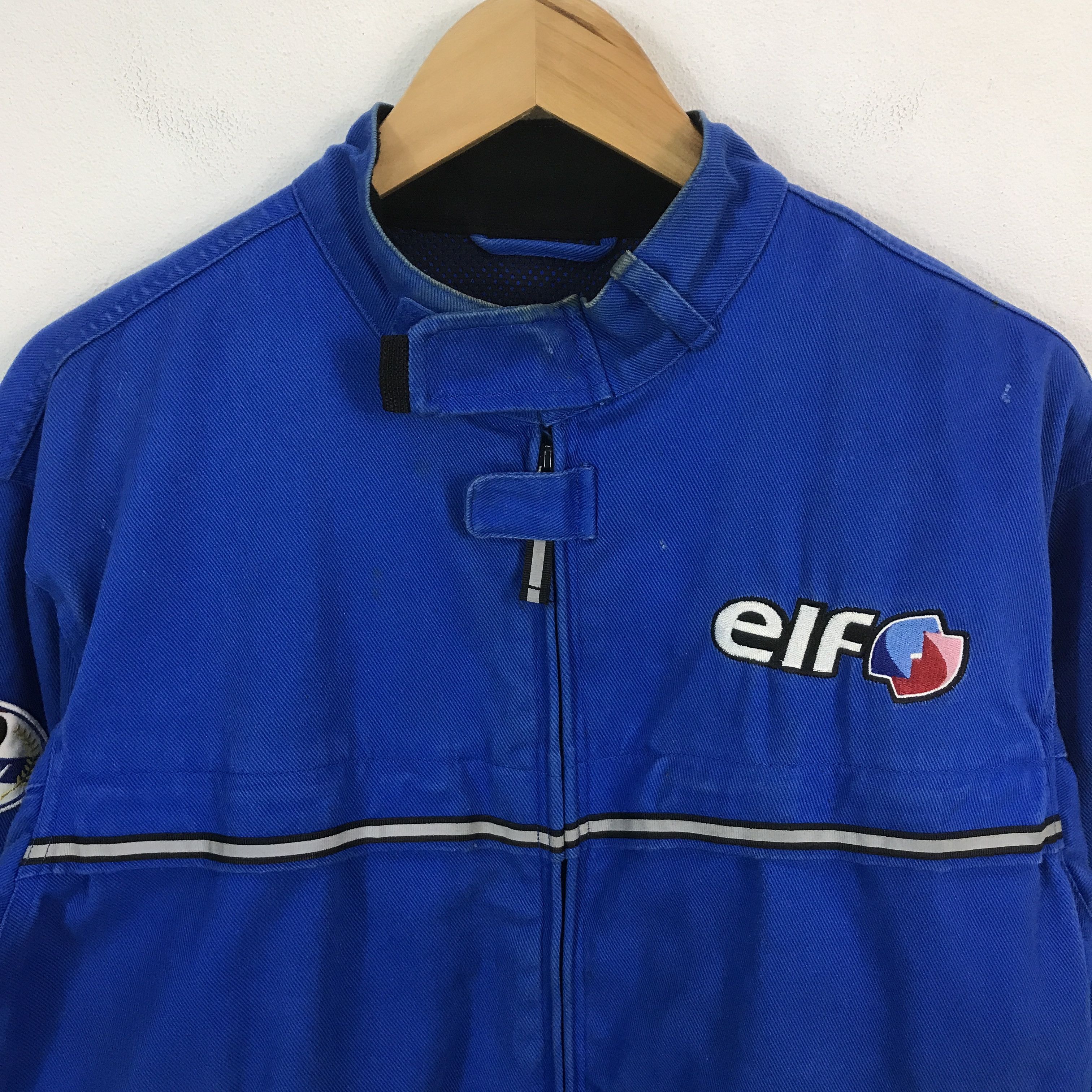 Other Vtg elf 300 anniversary Motorsport brand Bomber jacket Size US L / EU 52-54 / 3 - 3 Thumbnail