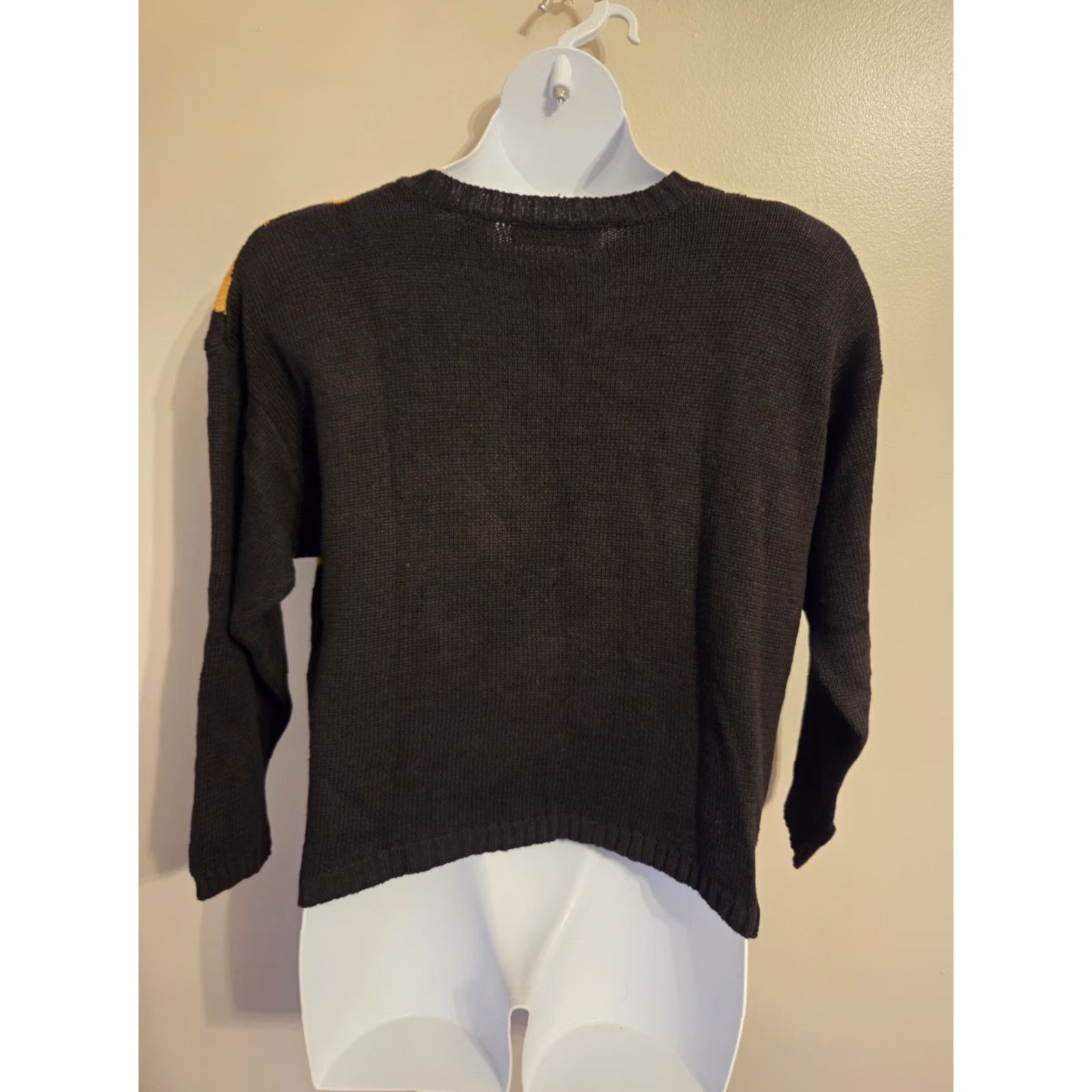 Vintage Vintage Chaus Black Brown Abstract Metallic Sweater Womens L Size L / US 10 / IT 46 - 5 Thumbnail