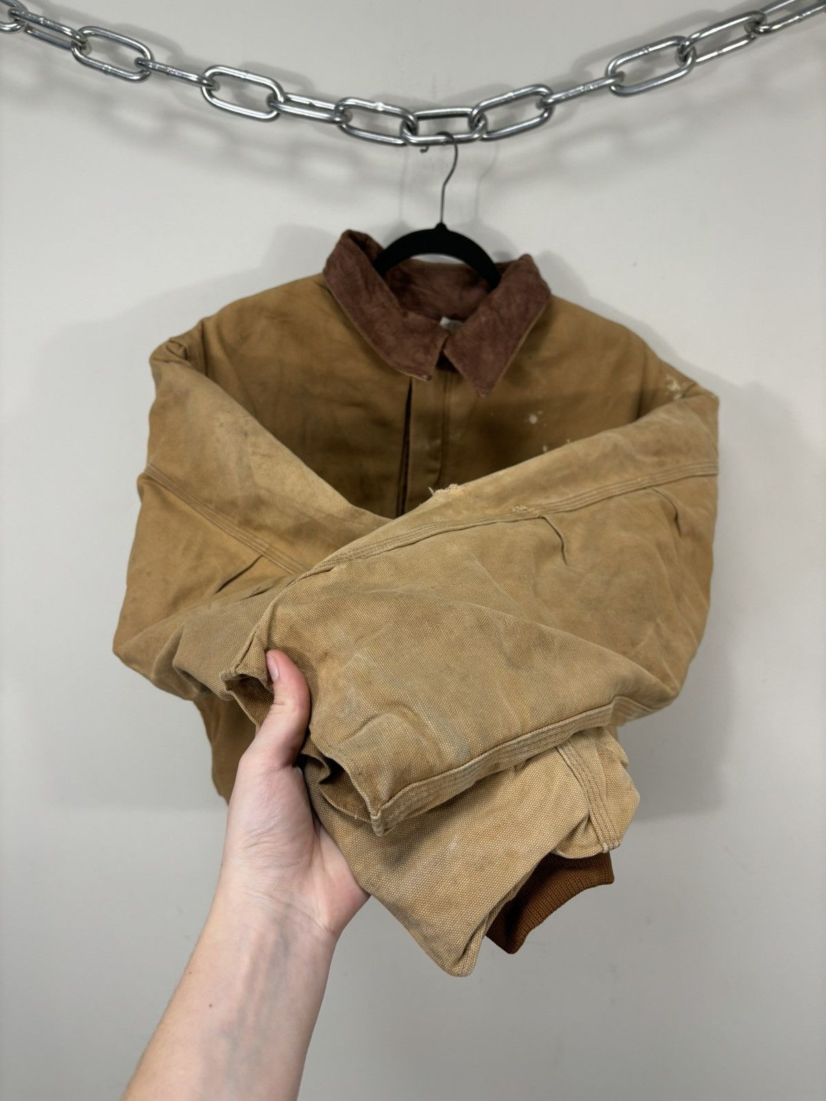 Carhartt Vintage 90s Carhartt Made In USA Work Boxy Cropped Jacket Size US L / EU 52-54 / 3 - 15 Thumbnail