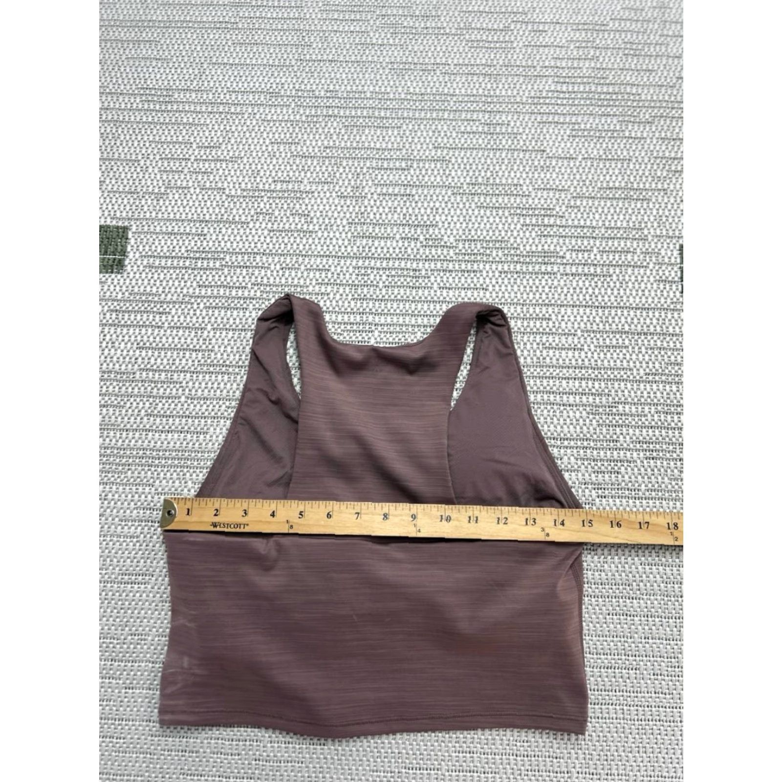 Athleta Athleta Shirt Womens Medium Brown Running Tank Top Sleeveless Racerback Athletic Fit Size M / US 6-8 / IT 42-44 - 7 Thumbnail