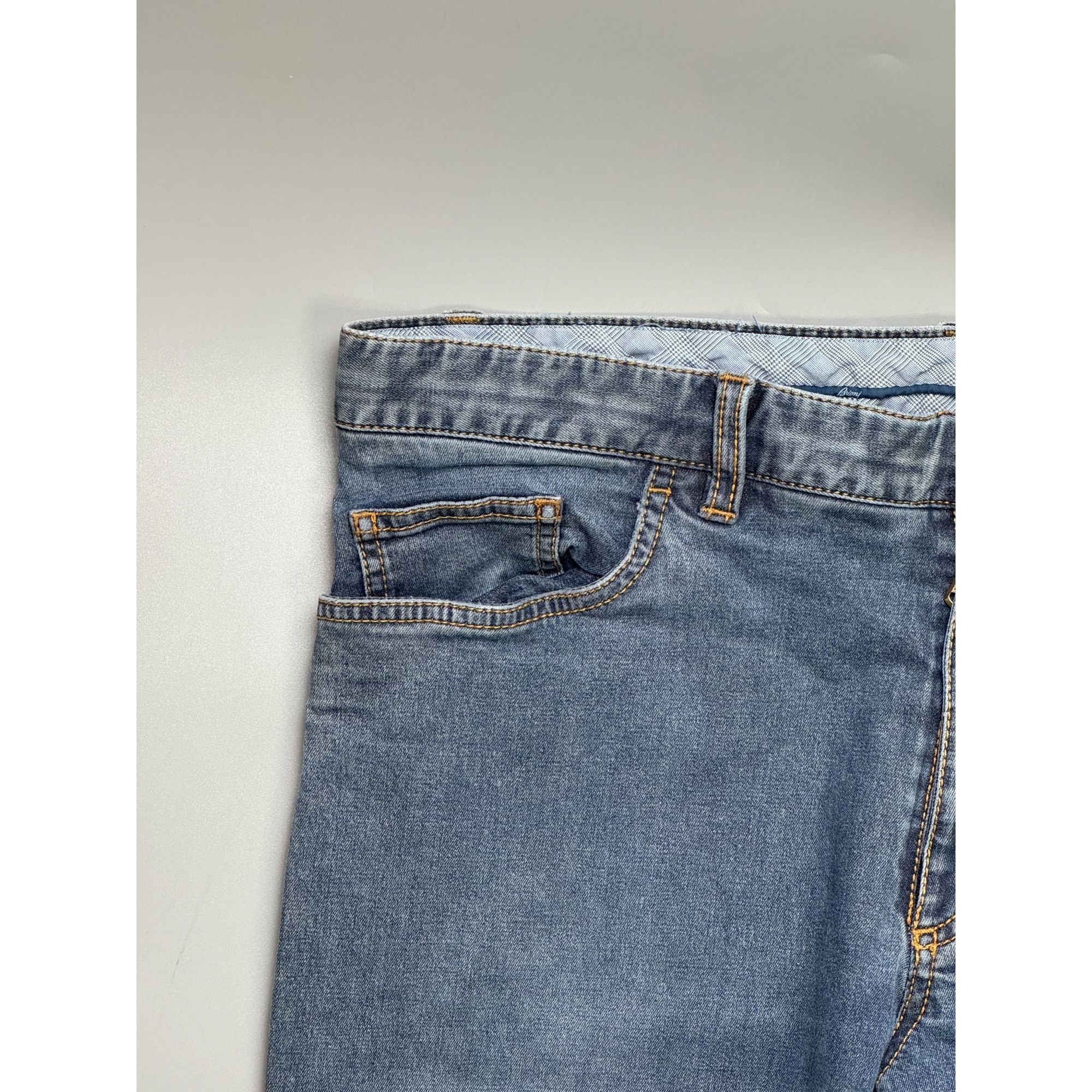 Brioni Brioni Stelvio Blue Denim Jeans Pants (Y1134) Size US 36 / EU 52 - 3 Thumbnail