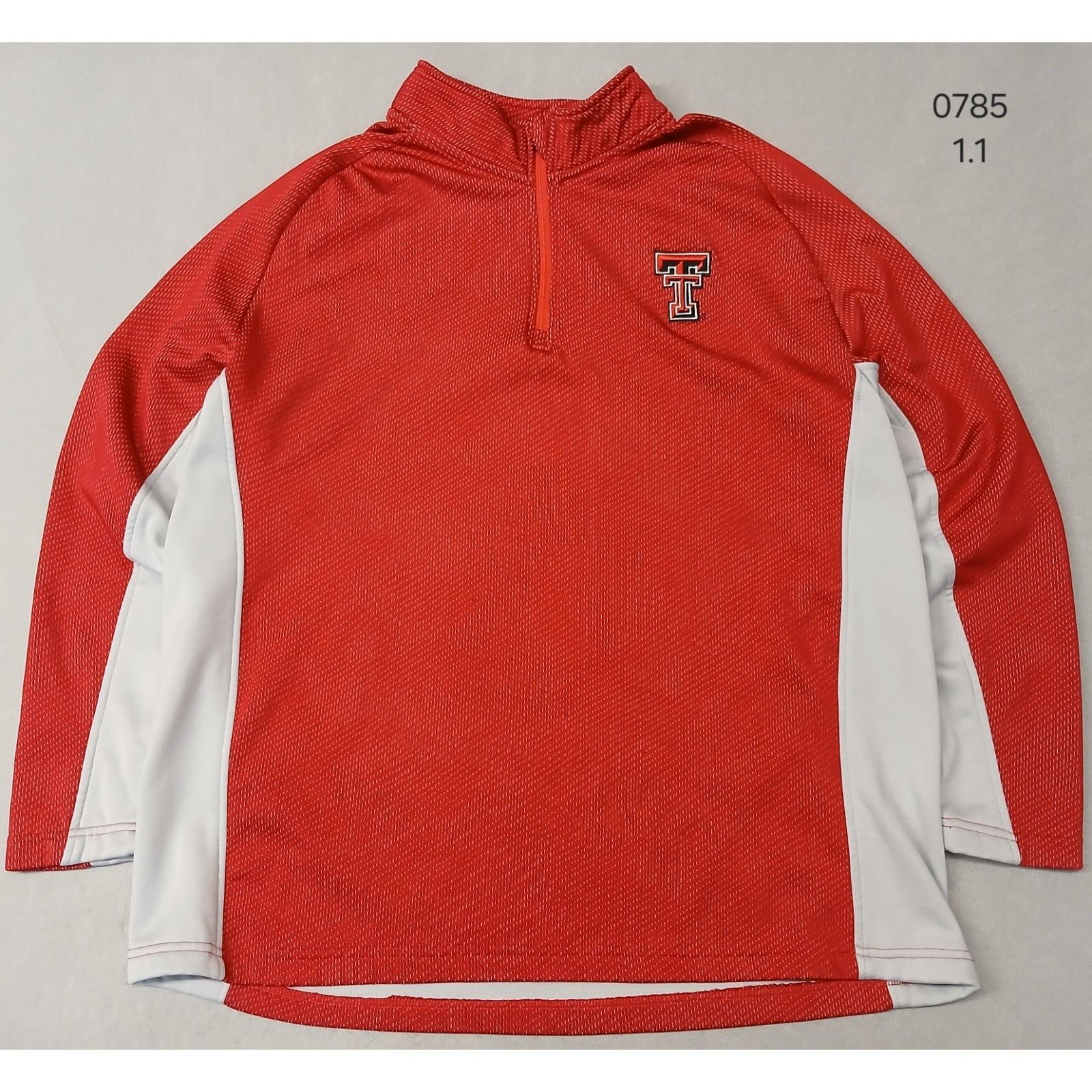Other Rivalry Threads (2XL) Red Texas Tech Raiders Zip Pullover Size US XXL / EU 58 / 5 - 1 Thumbnail
