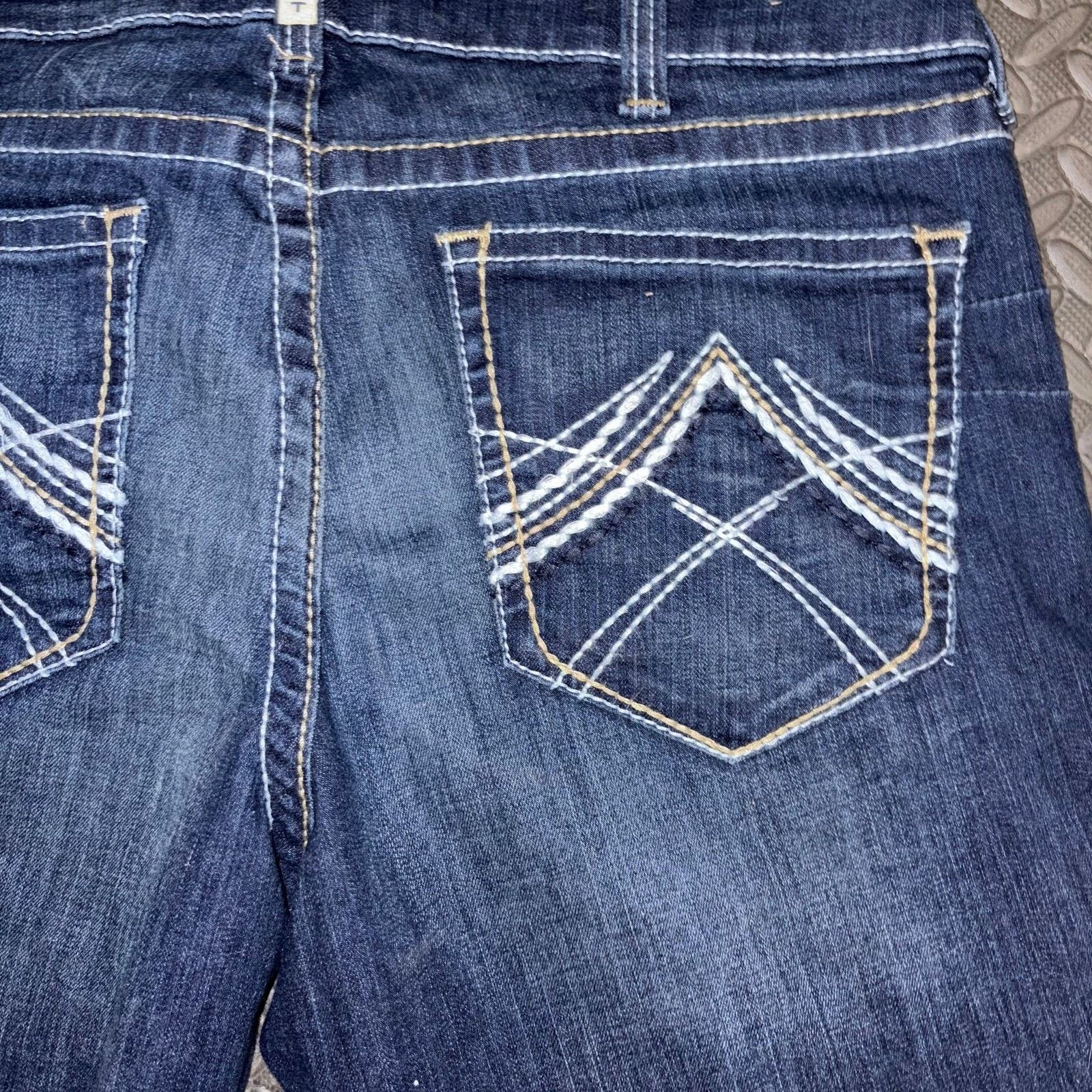 Ariat Ariat Real Mid Rise Marine Bootcut Jeans Size 28" / US 6 / IT 42 - 7 Thumbnail