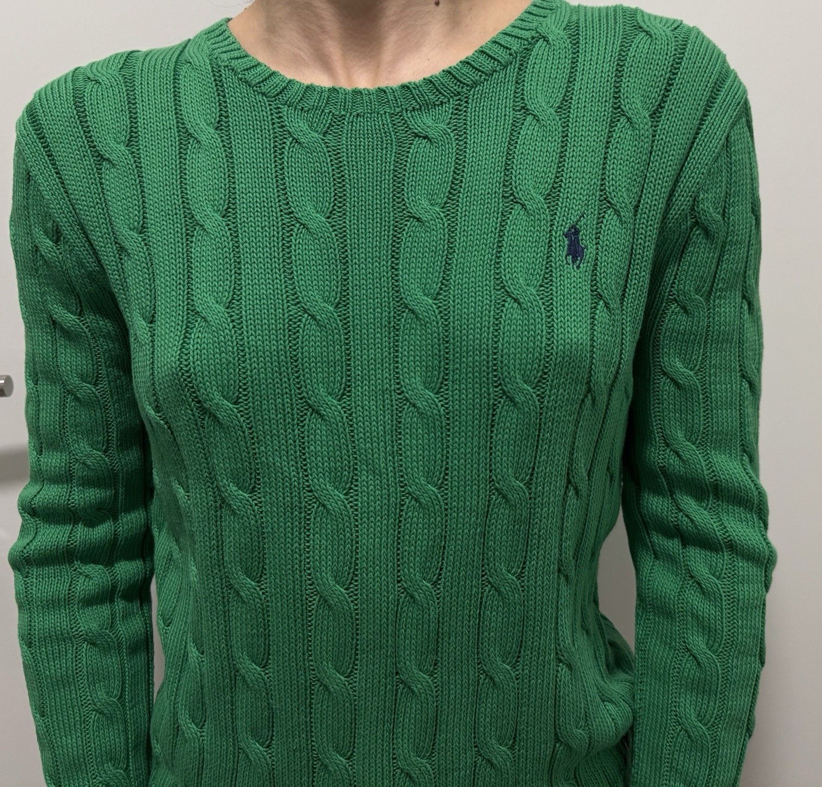 Polo Ralph Lauren Polo Ralph Lauren Cotton Green Knit Sweater Womens Size L / US 10 / IT 46 - 5 Thumbnail