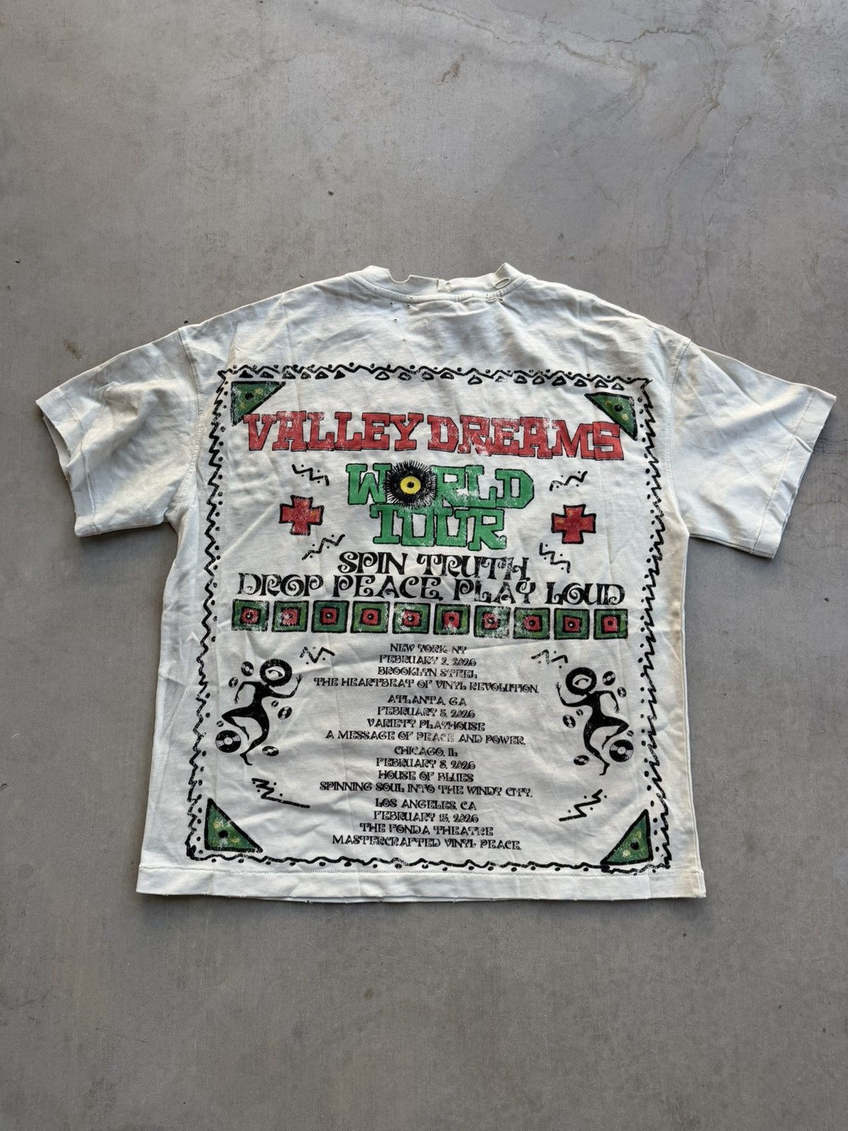 Vale Vale Forever Chaos Bling Tee Tan Size Small Size US S / EU 44-46 / 1 - 2 Thumbnail