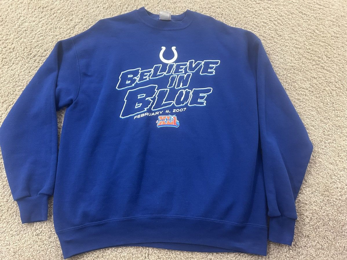 NFL NFL Indianapolis Colts y2k superbowl crewneck XL Size US XL / EU 56 / 4 - 1 Thumbnail