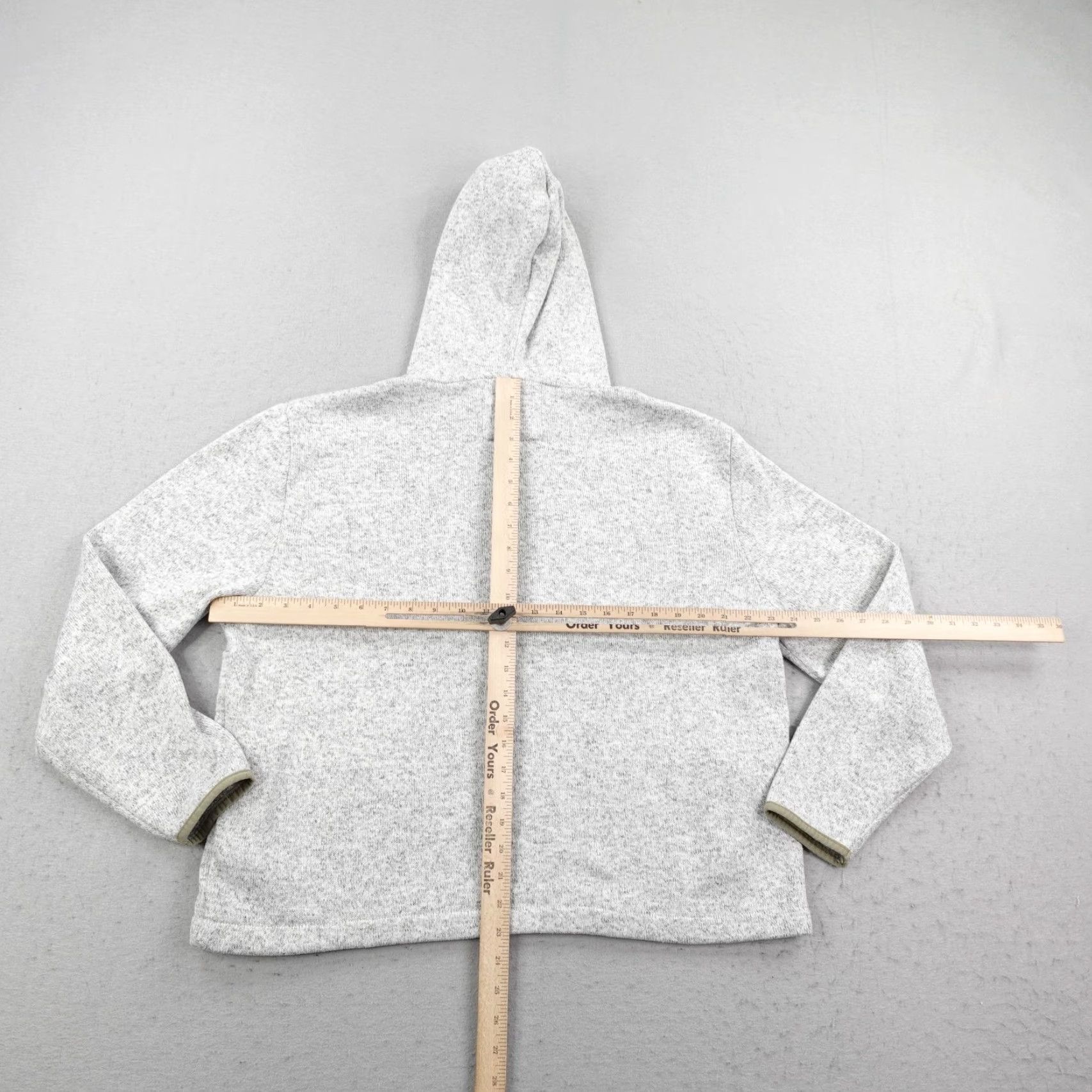 Billabong Billabong Hoodie XL Gray Fleece 1/4 Zip Pullover Adventure Division Surf Womens Size XL / US 12-14 / IT 48-50 - 6 Thumbnail