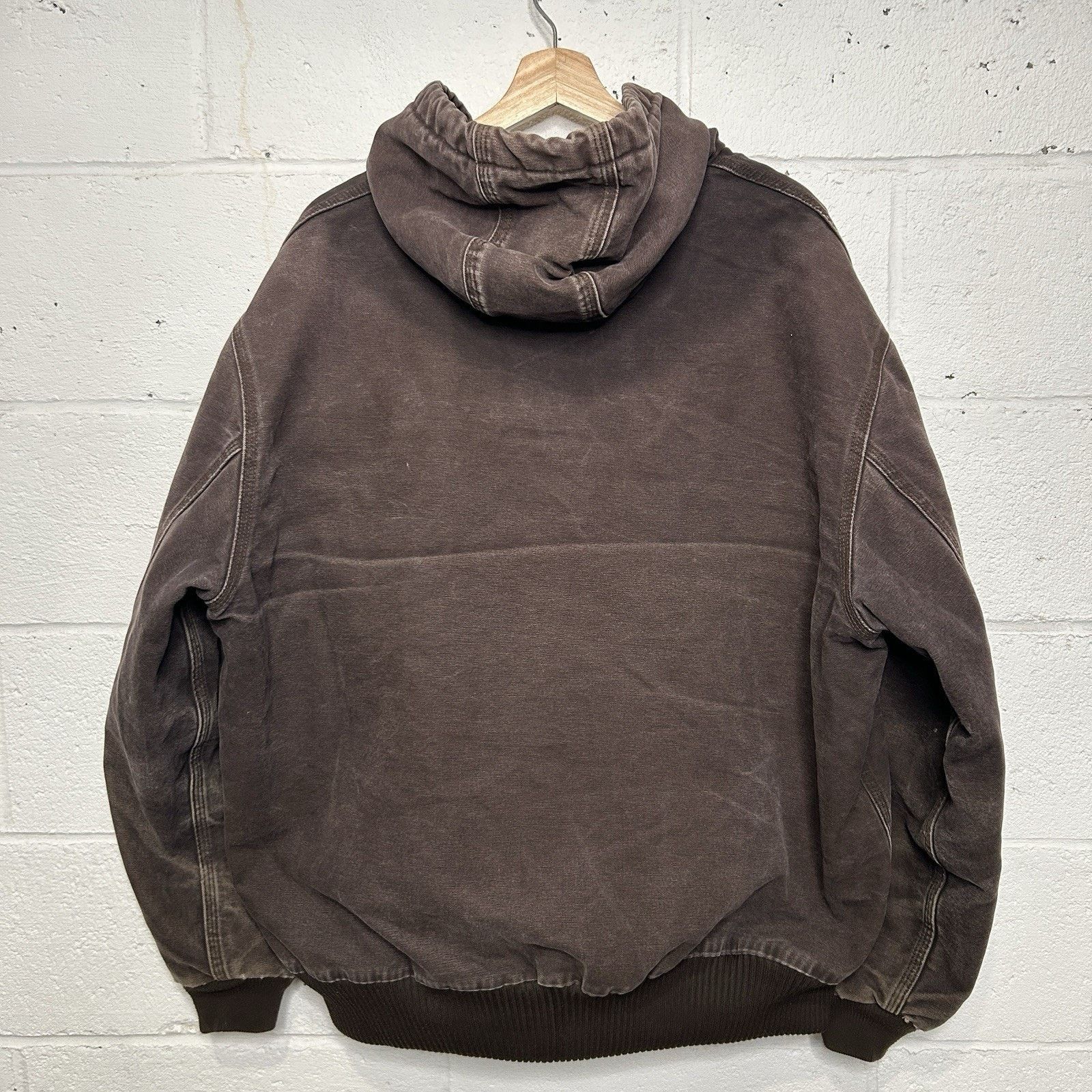 Carhartt Vintage Carhartt Hooded Active Jacket “Dark Brown” J130 DKB Size US XL / EU 56 / 4 - 2 Thumbnail