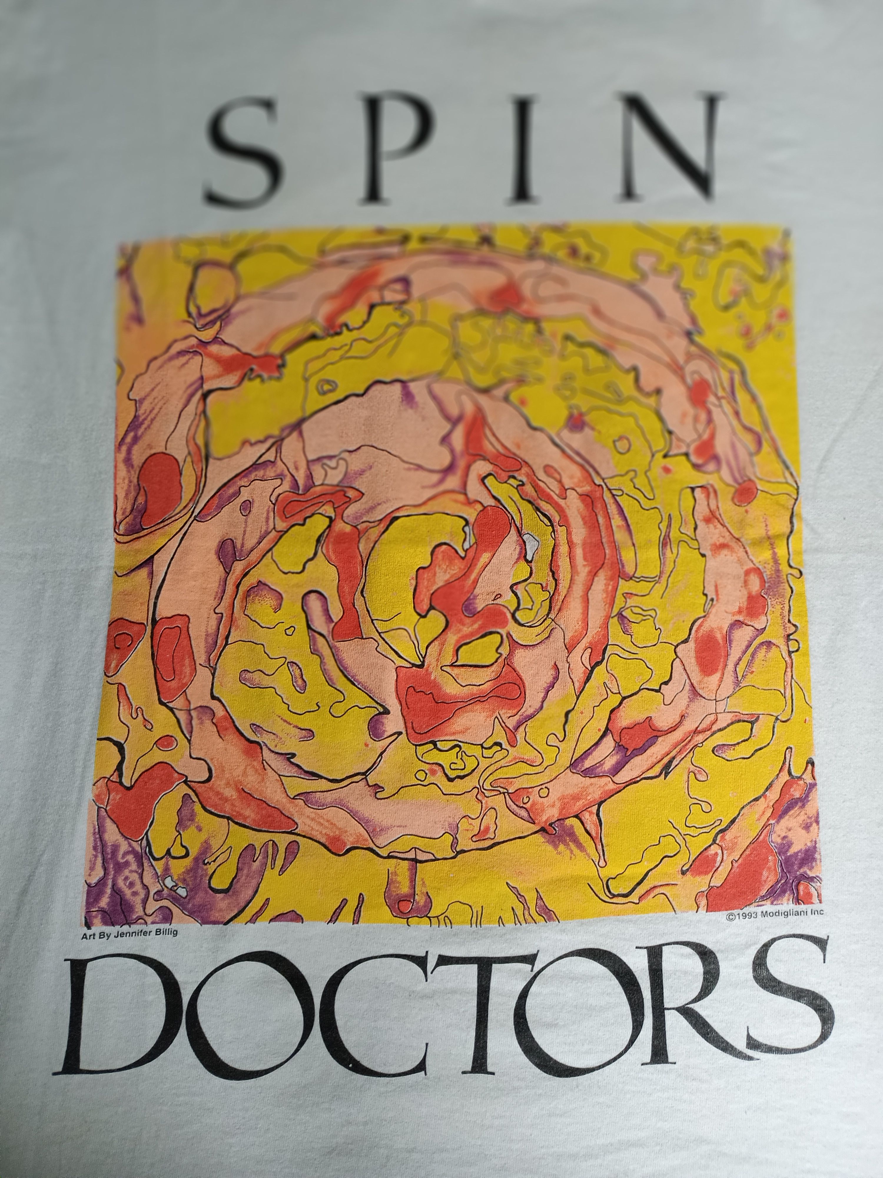 Band Tees 90s American Band Spin Doctors Art Design Tour Tee Size US L / EU 52-54 / 3 - 7 Thumbnail