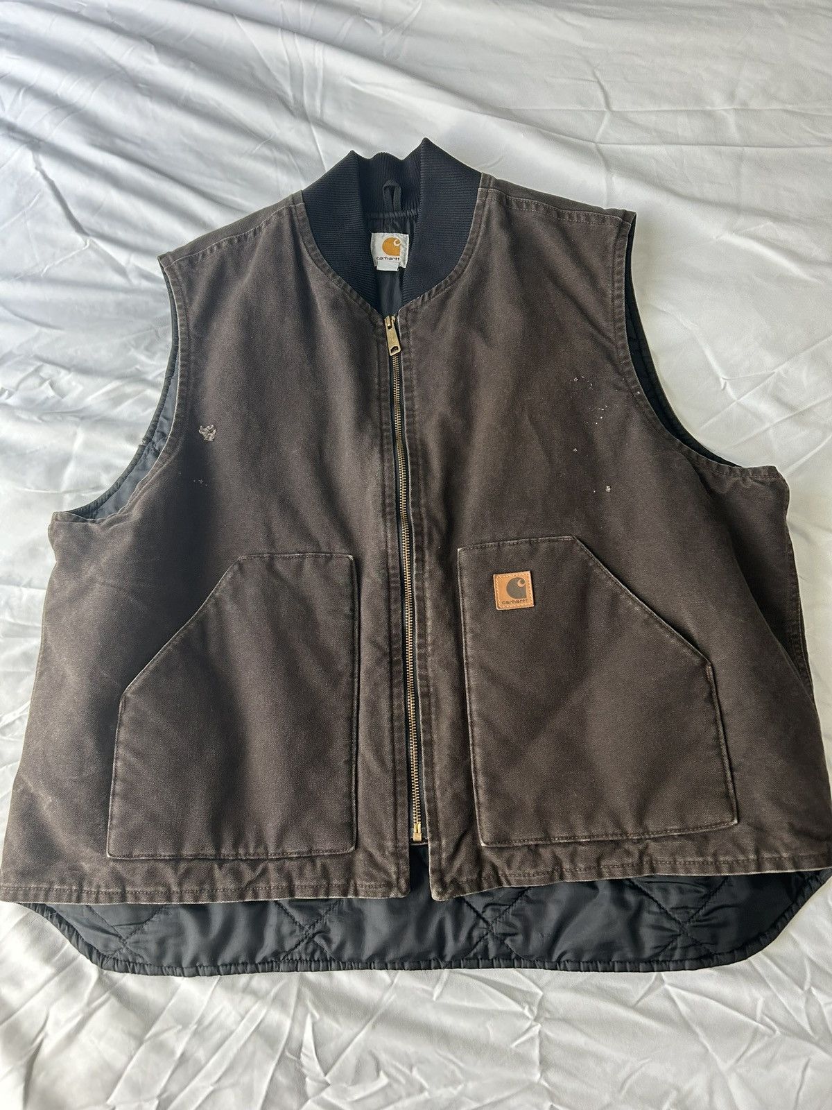 Carhartt CARHARTT Men's Quilted Lined VEST Size US XXL / EU 58 / 5 - 1 Thumbnail