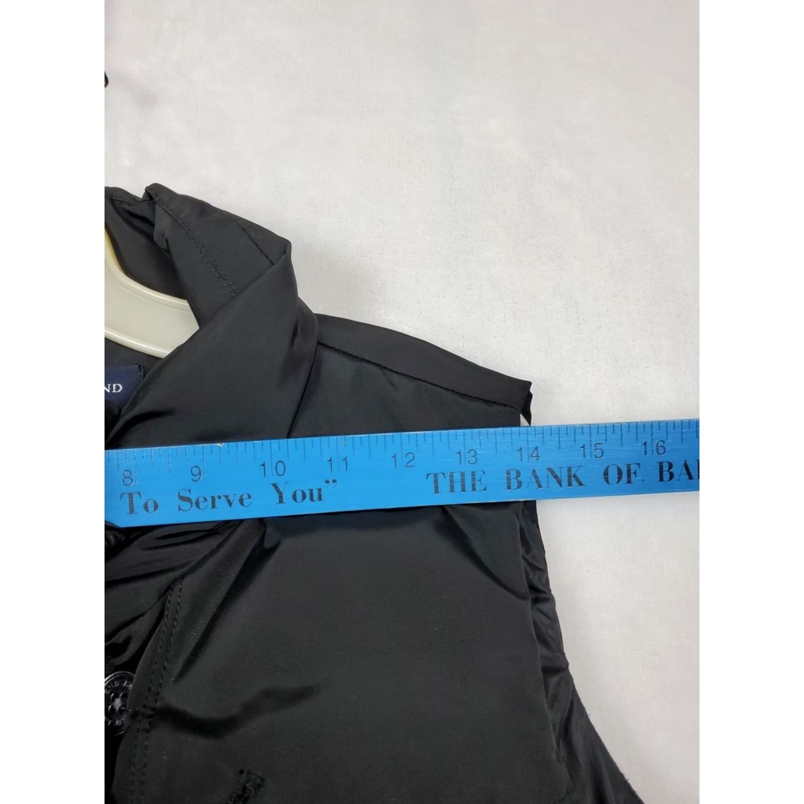 Lands' End VINTAGE Lands End Black Down Puffer Vest Quilted Button Flap Pockets Full Zip Mid-Length Size M Womens Size M / US 6-8 / IT 42-44 - 7 Thumbnail