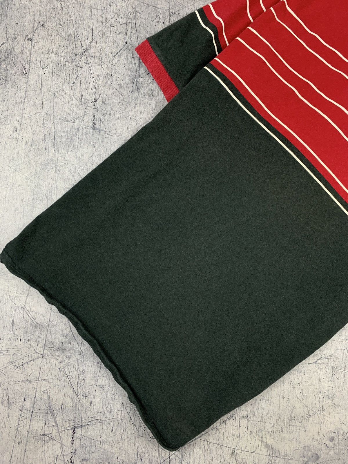 Vintage Vintage Nike 90s Polo Shirt Buttons-Ups Striped rare Size US L / EU 52-54 / 3 - 3 Thumbnail